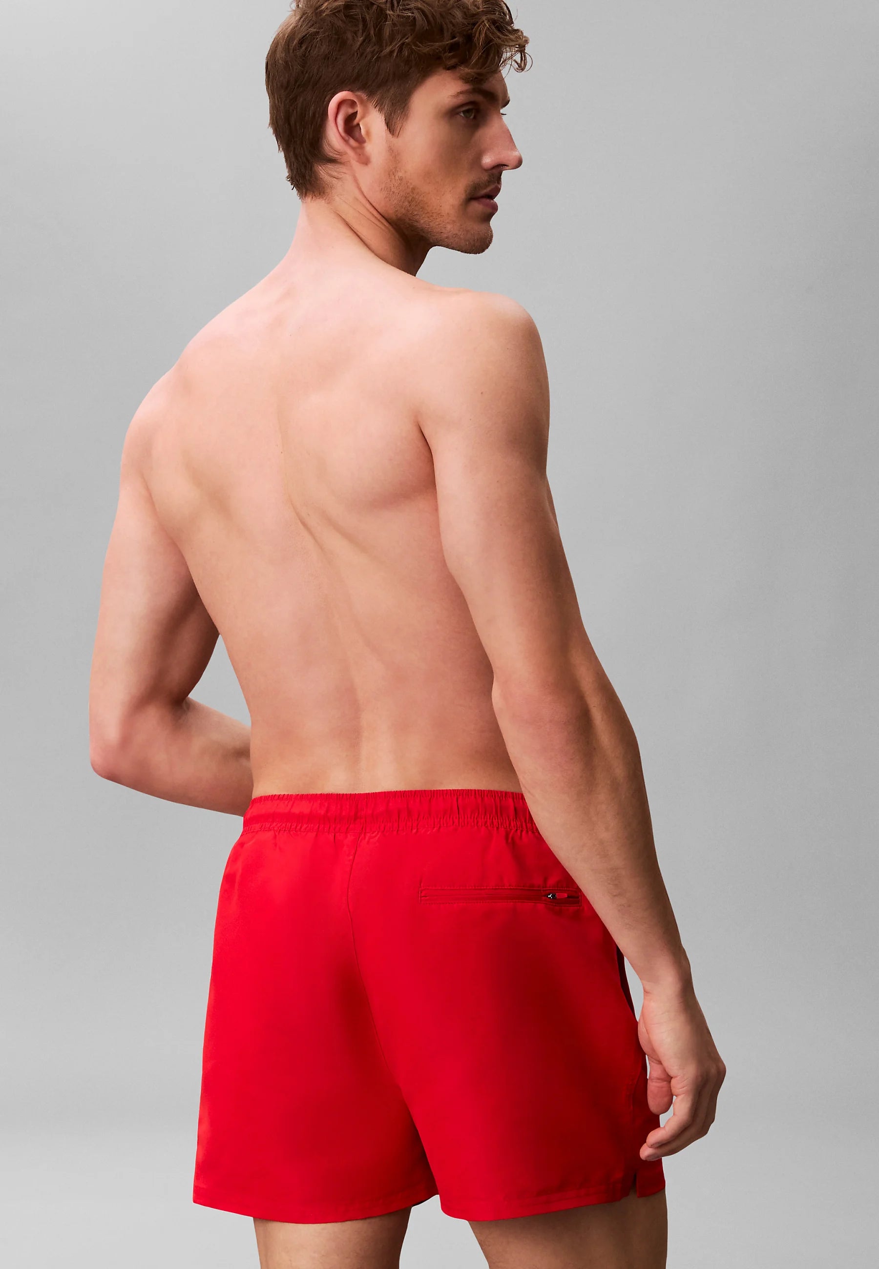 Calvin Klein Šortky se stahovací šňůrkou – Ageed Redwood