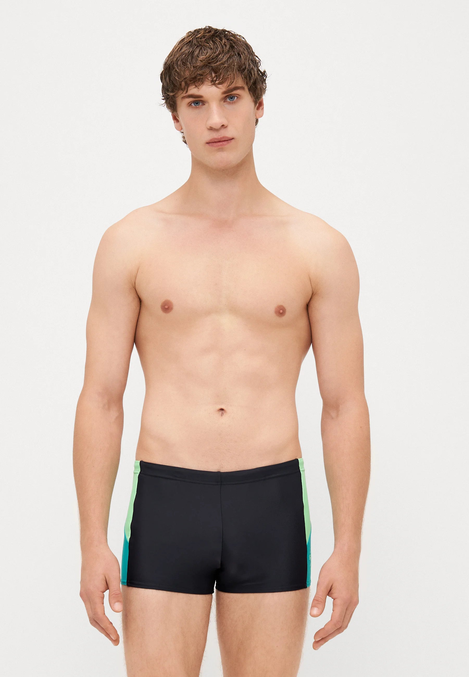 Speedo Dive Aquashort – černý, tyrkysový drahokam