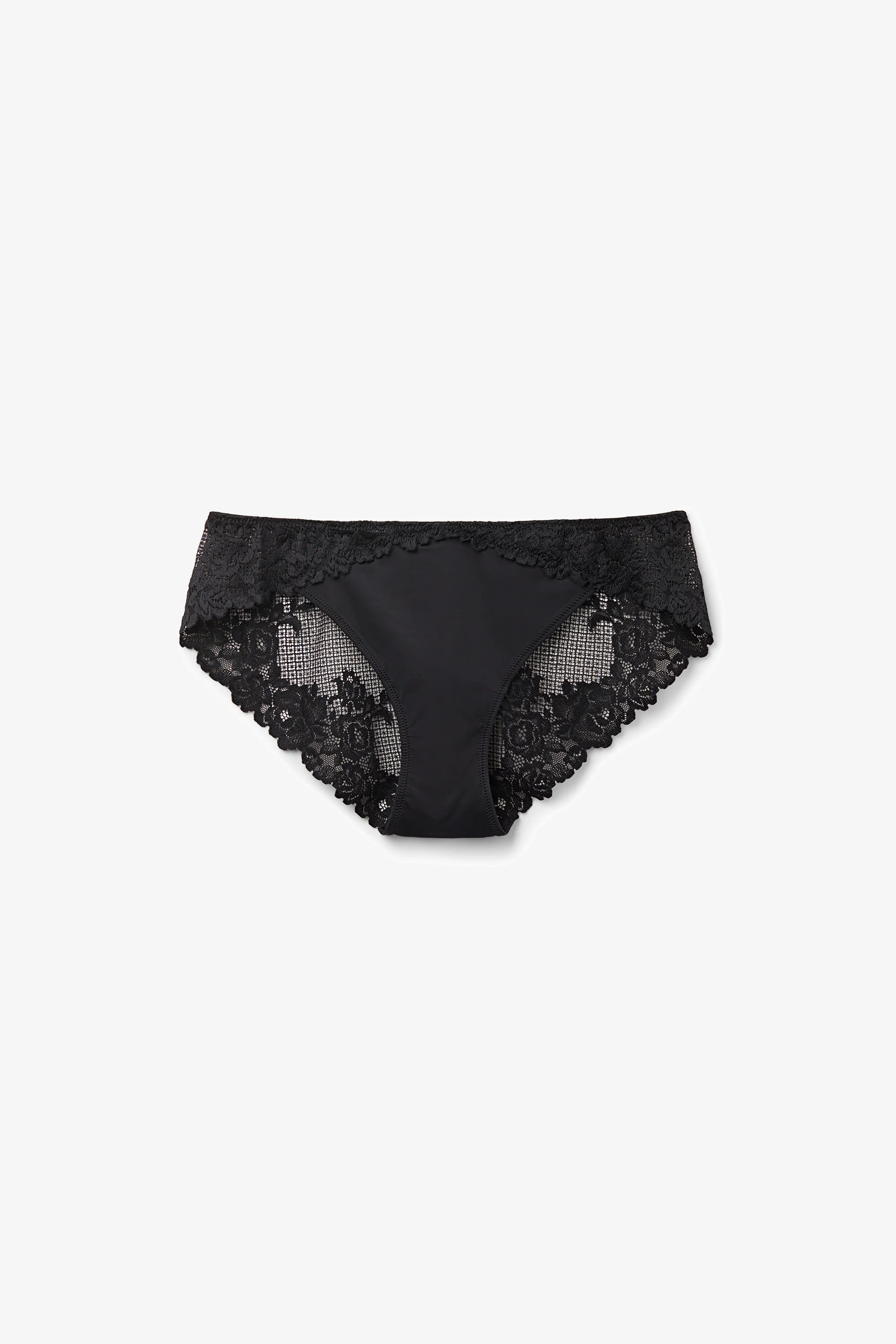 Intimissimi Pretty Flowers Briefs – Black