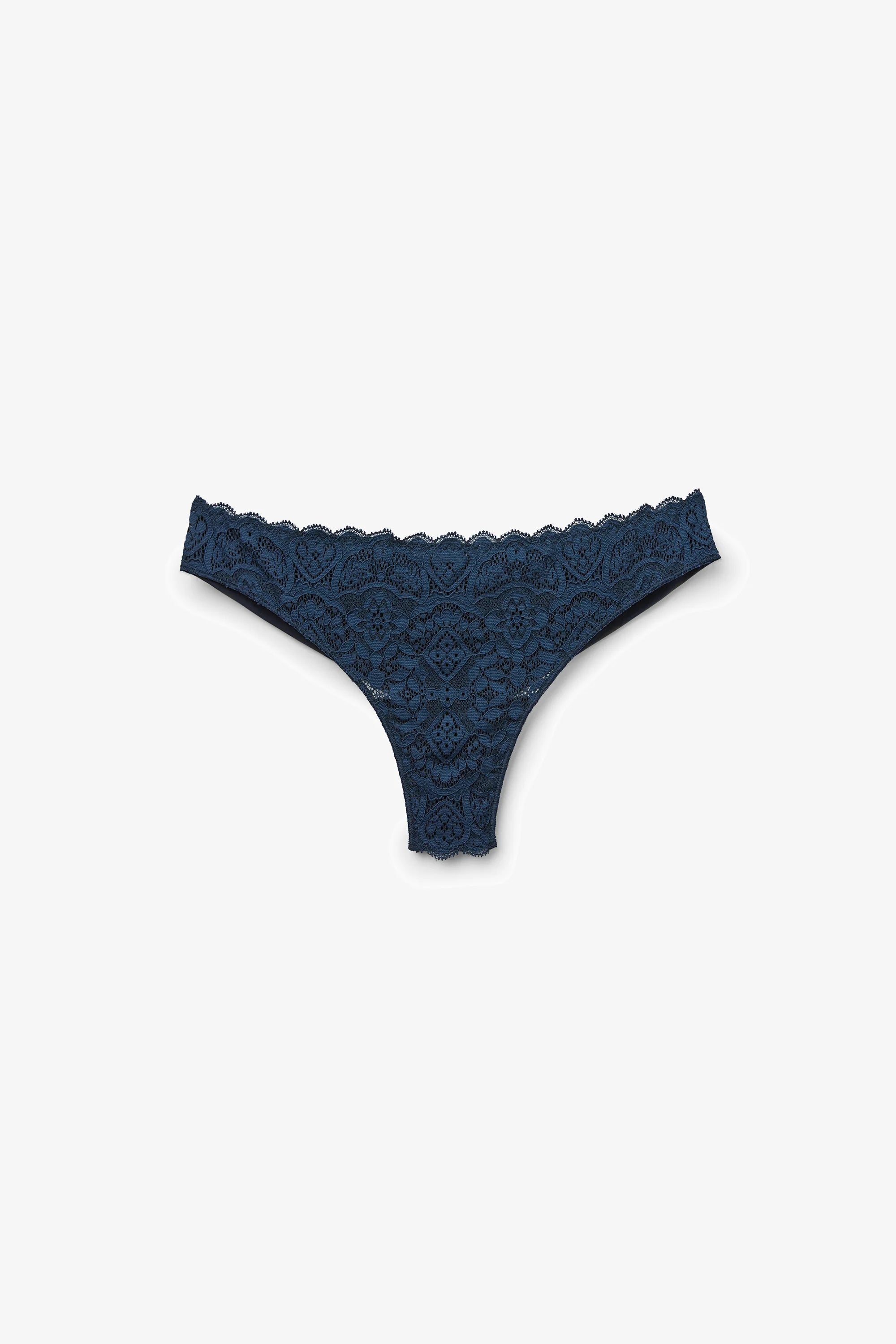 Intimissimi String Dentelle – Bleu