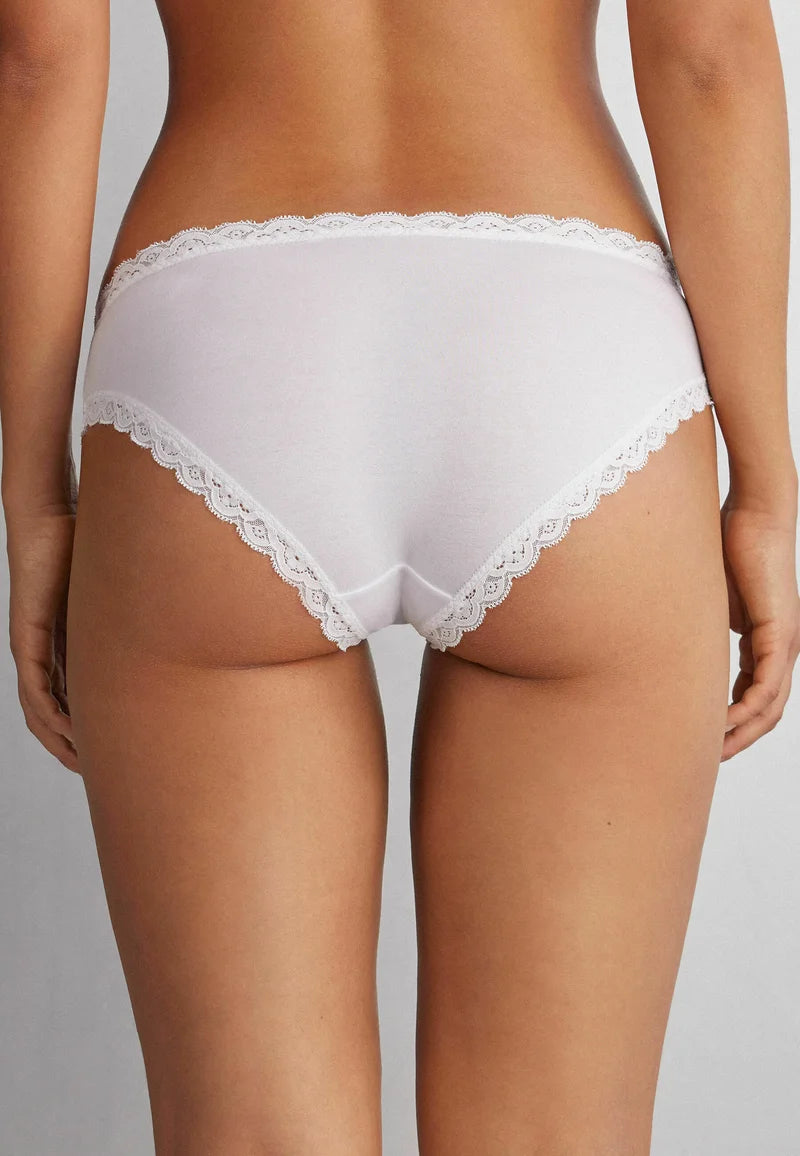 Intimissimi Slip Taille Moyenne – Blanc