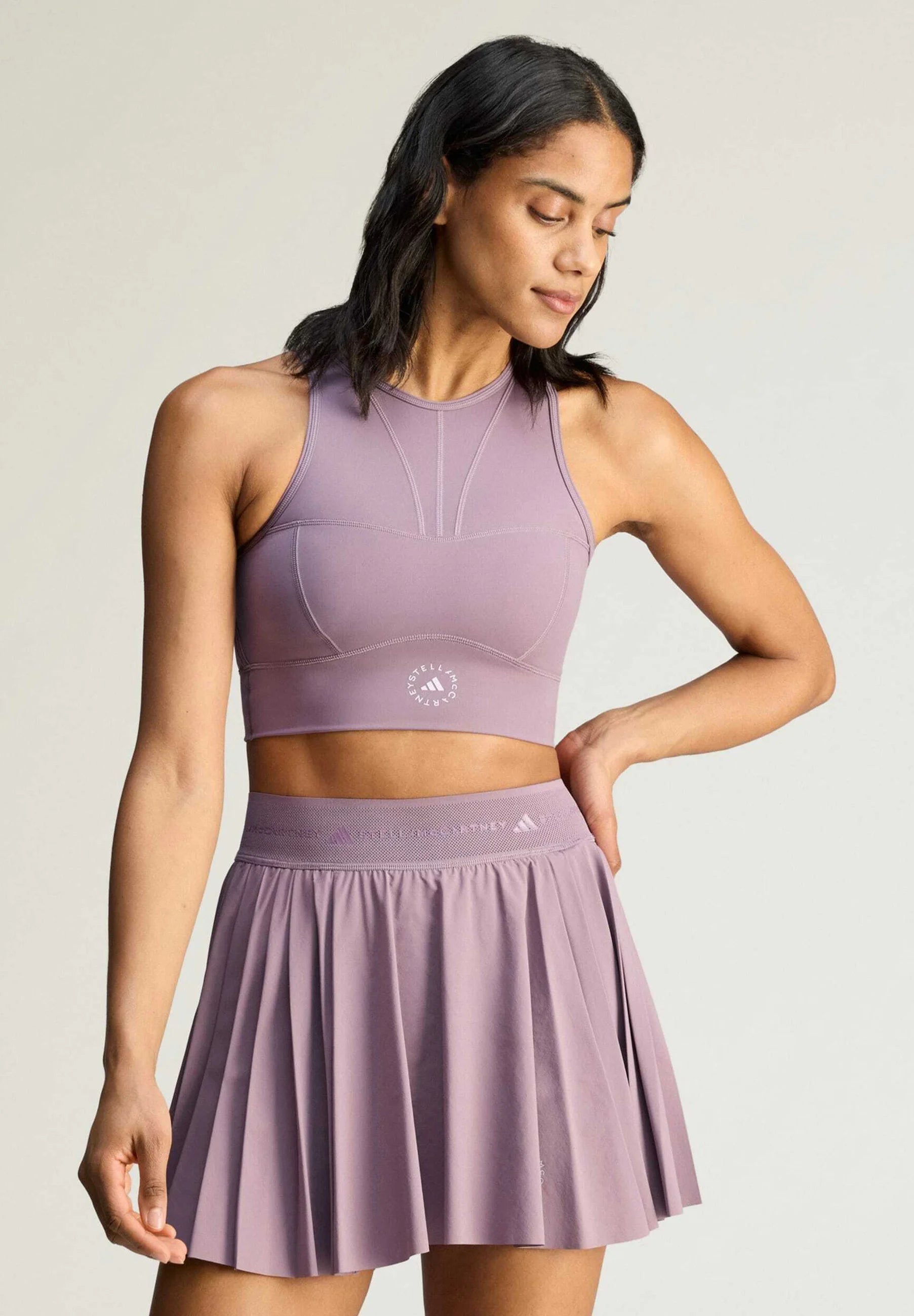 Soutien-gorge de sport Adidas by Stella McCartney Training Crop Medium Support - Legacy Purple