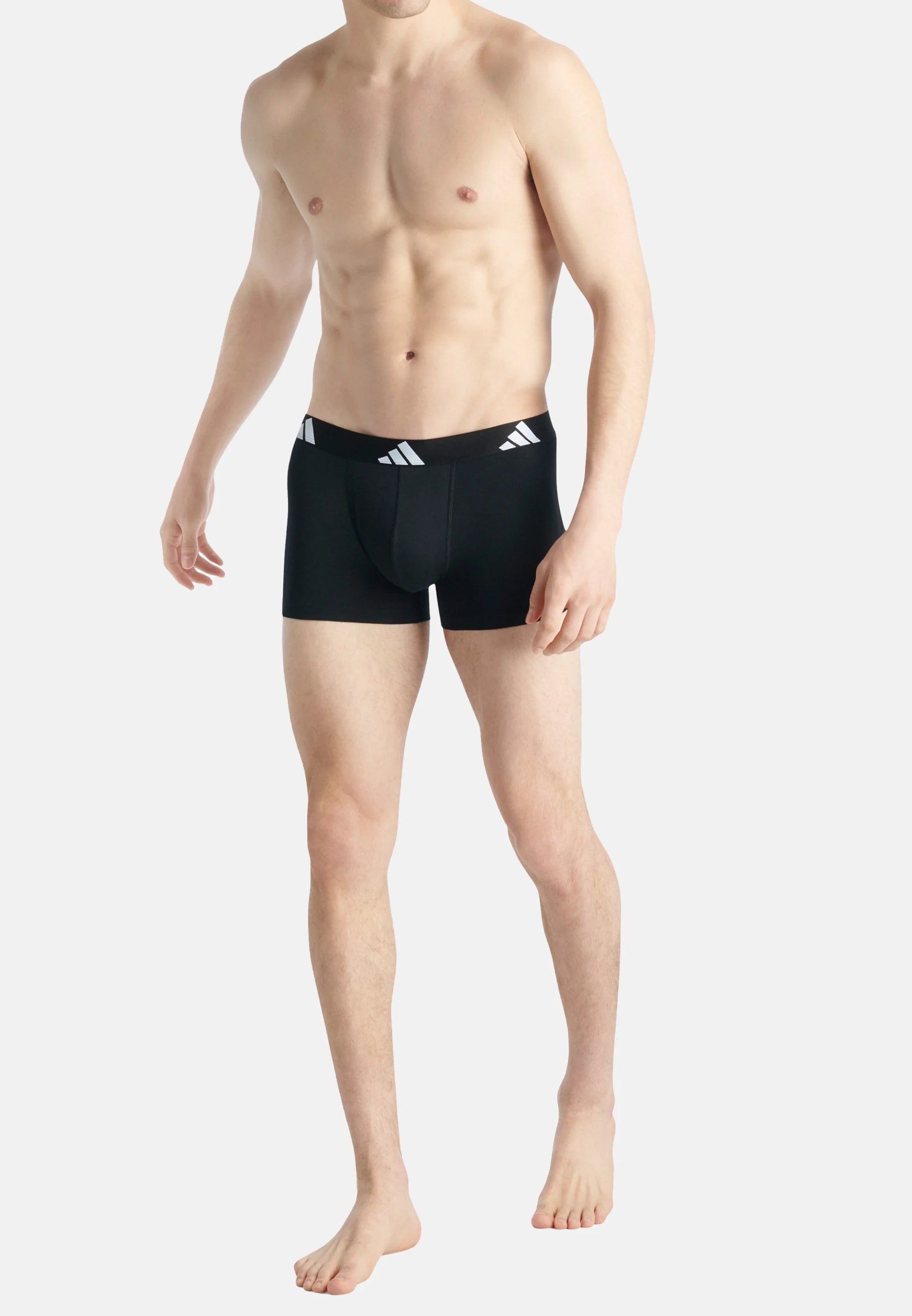 Adidas Sportswear Retro Active Flex 10 Pack Trunks – White, Black, Grey
