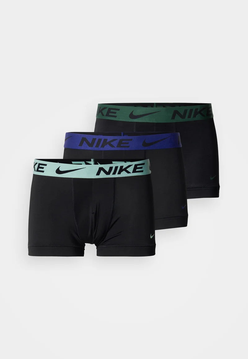 Nike Underwear Trunk 3 Pack – Black, Mint Foam, Deep Royal Blue, Fir