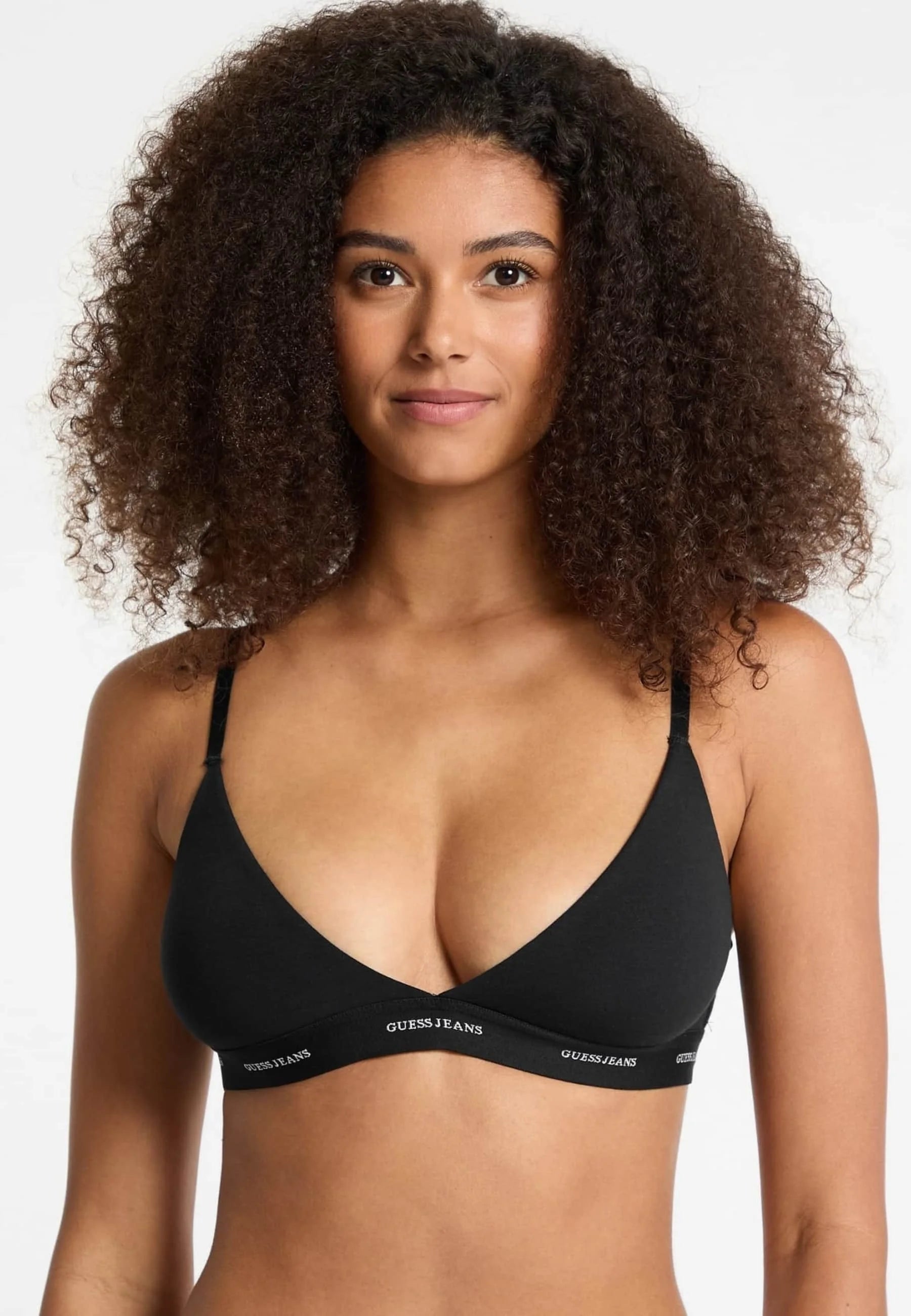Guess Triangle Soft Bra – černá