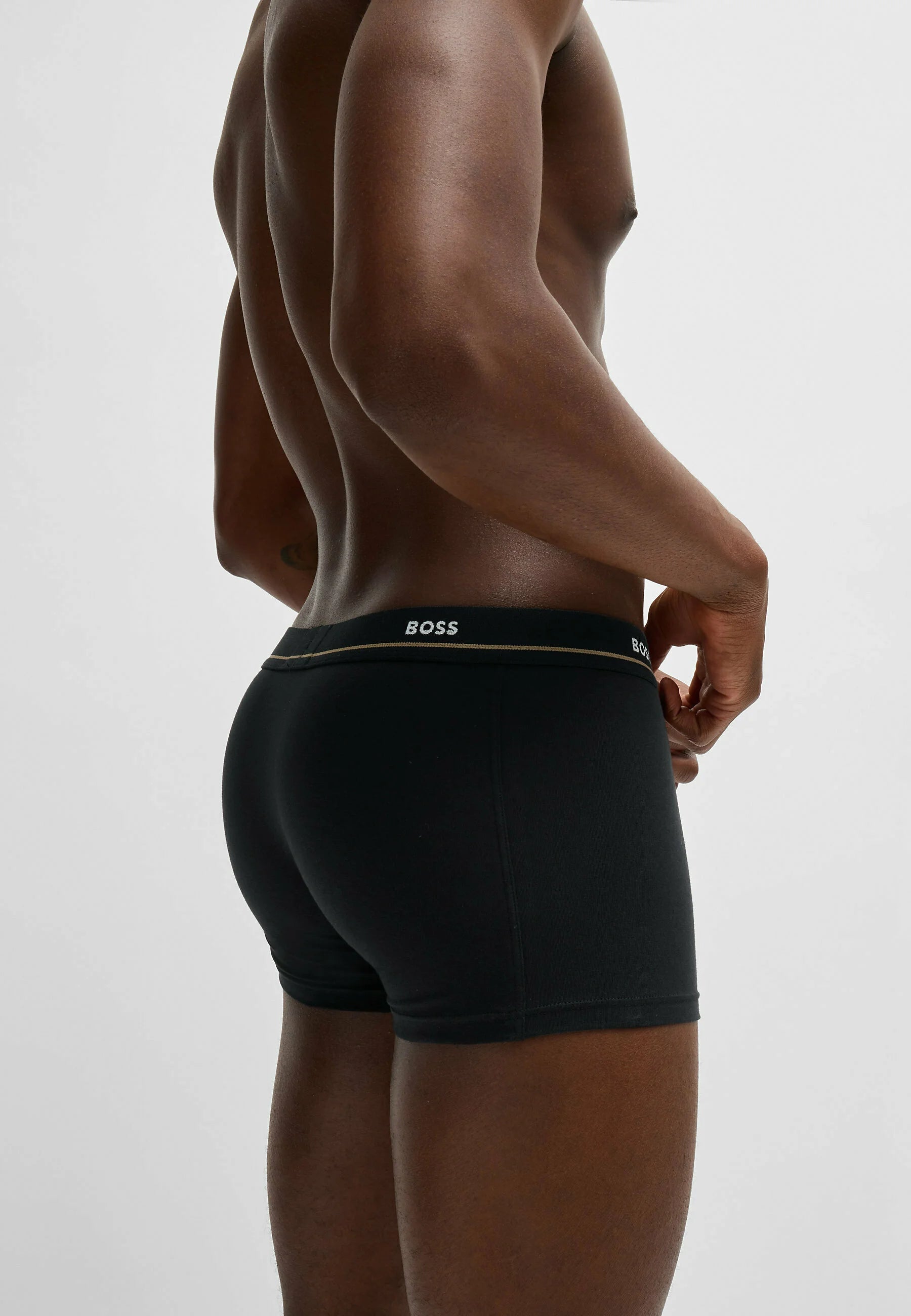 Lot de 5 boxers BOSS – Noir trois
