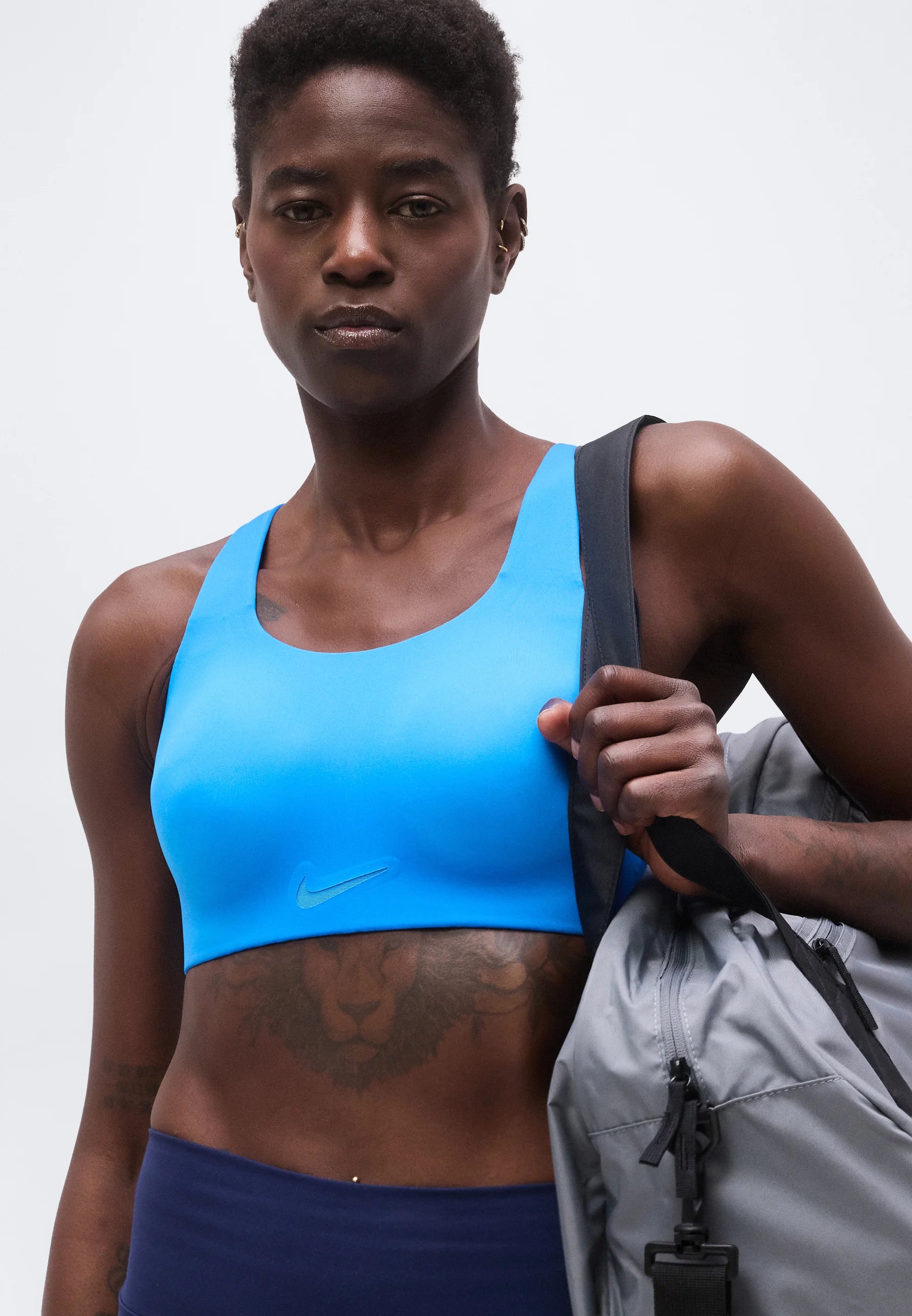 Nike Rival High Support Sports Bra – Light Photo Blue