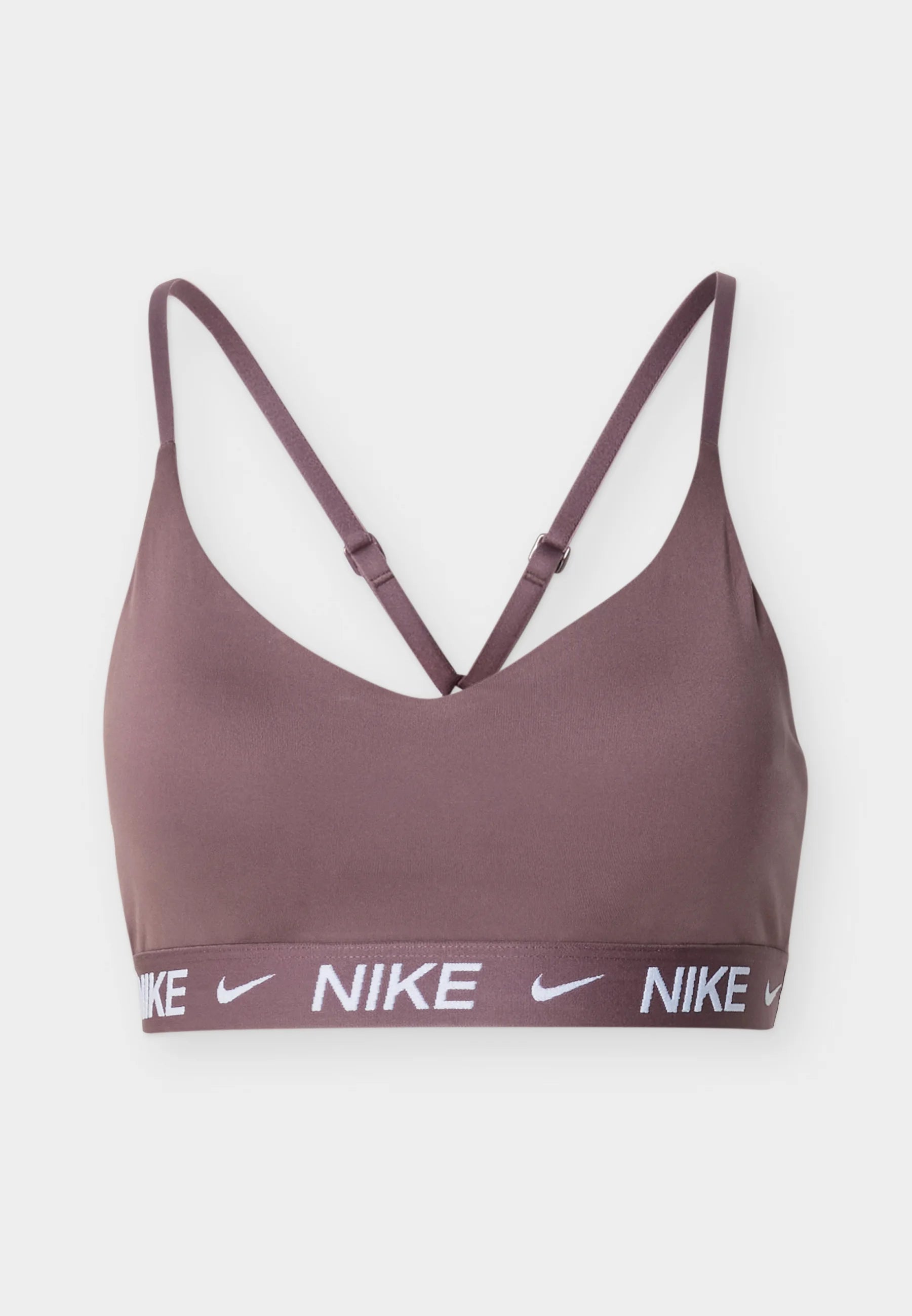 Nike Performance Indy Light Support Soutien-gorge – Tatouage, Blanc