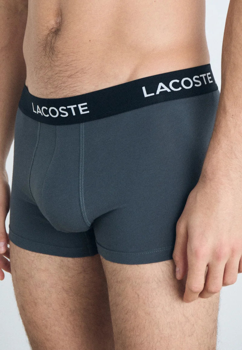 Stretch Trunks Lacoste 5 Pack – šedá, černá