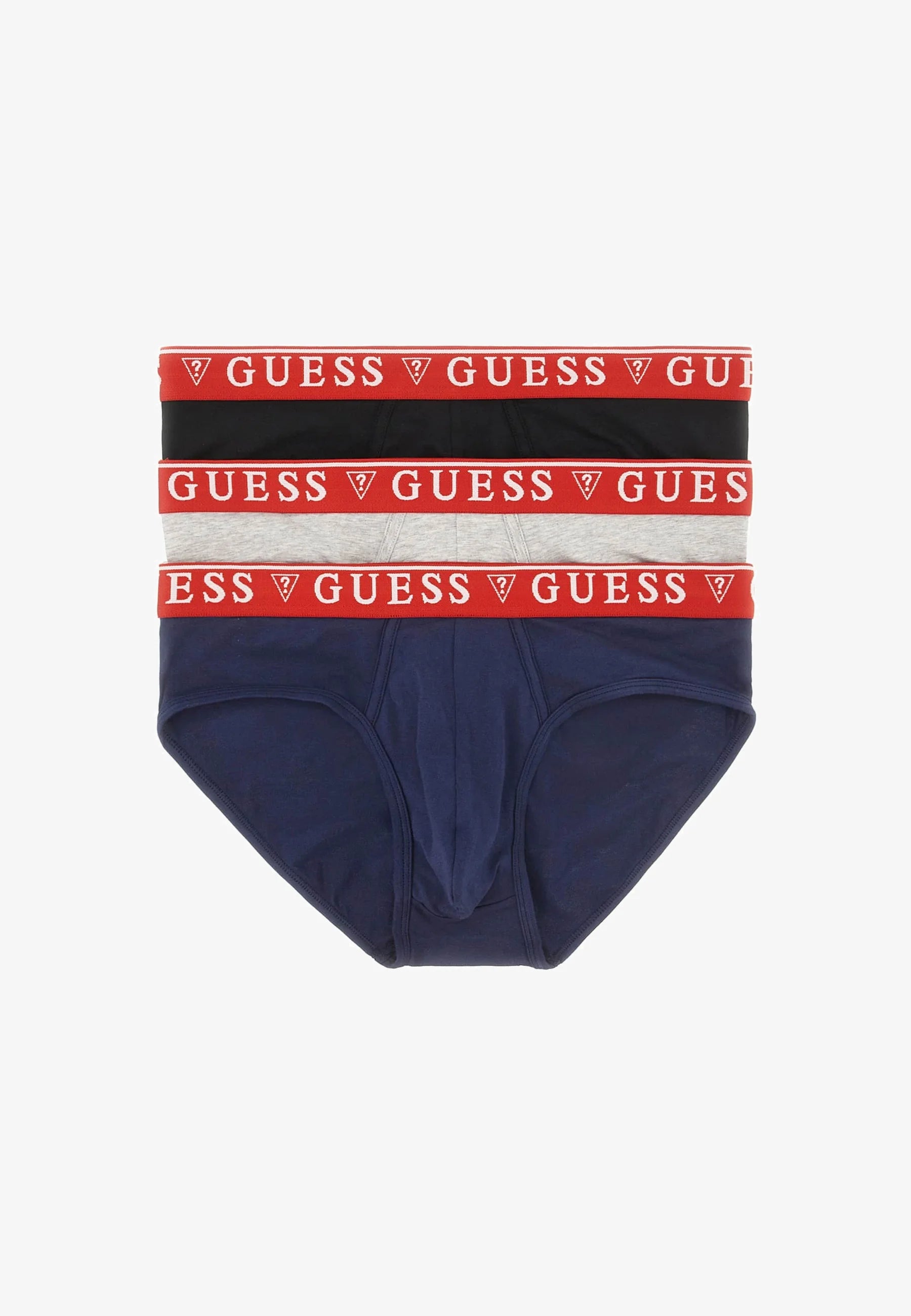 Guess Brian Hero Lot de 3 slips – Gris