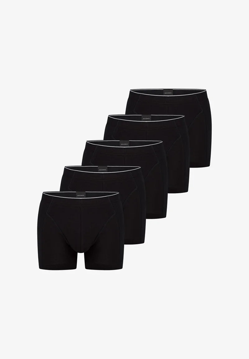 Schiesser 5 Pack Trunks – Black