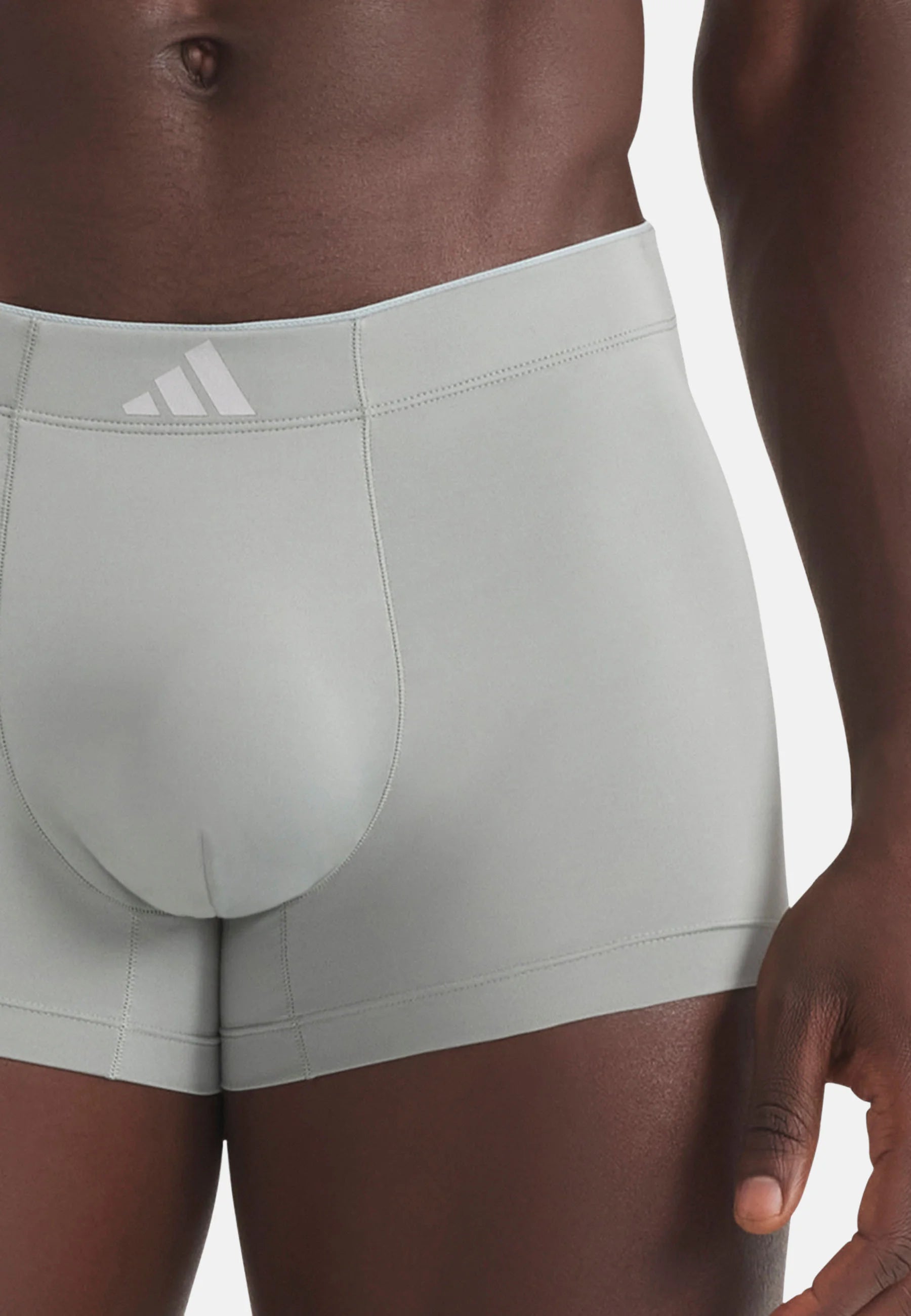 Adidas Sportswear Active Micro Tech 6 Pack Trunks – Black, Turquoise, Blue Grey