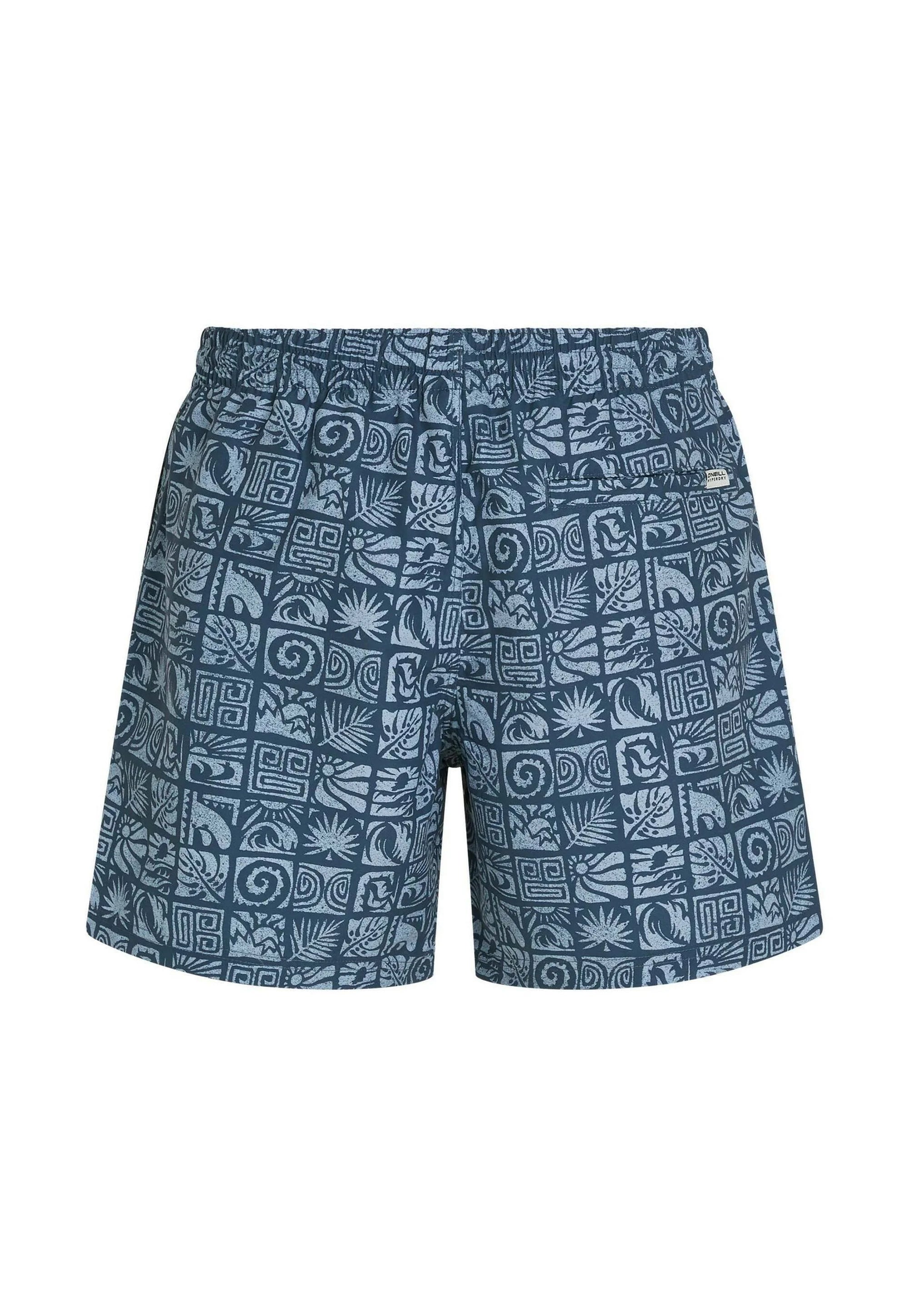 Plavkové šortky O’Neill Dark Blue Bricks – Tmavě modré