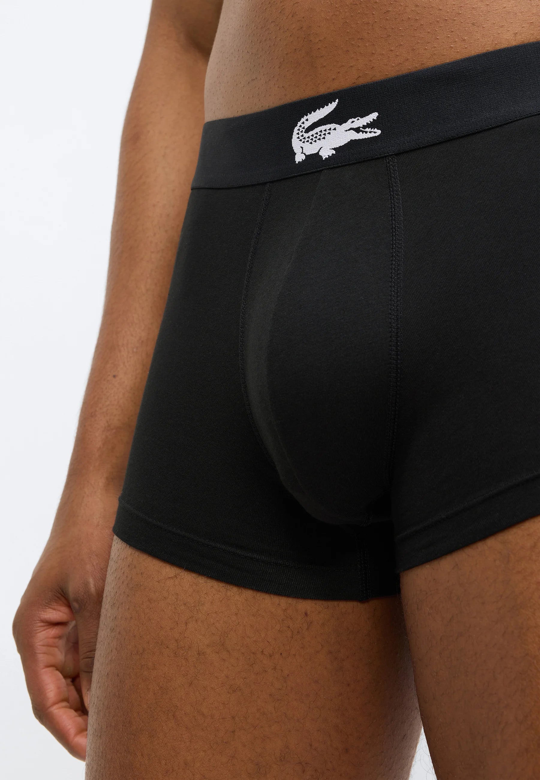 Lacoste Court Classic Stretch Trunks 3 Pack – Black
