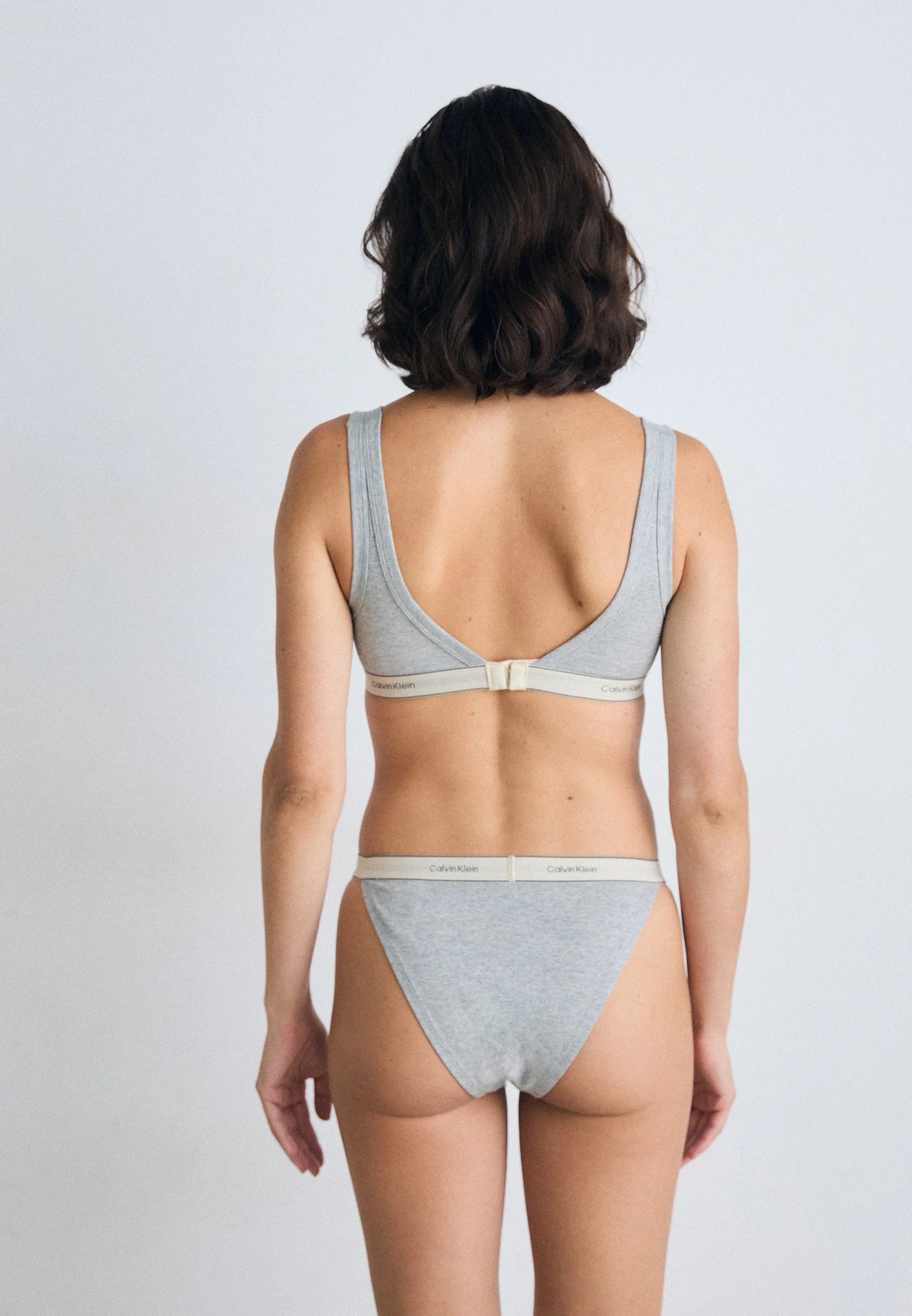 Calvin Klein Heritage T-Shirt Bra – Grey Heather