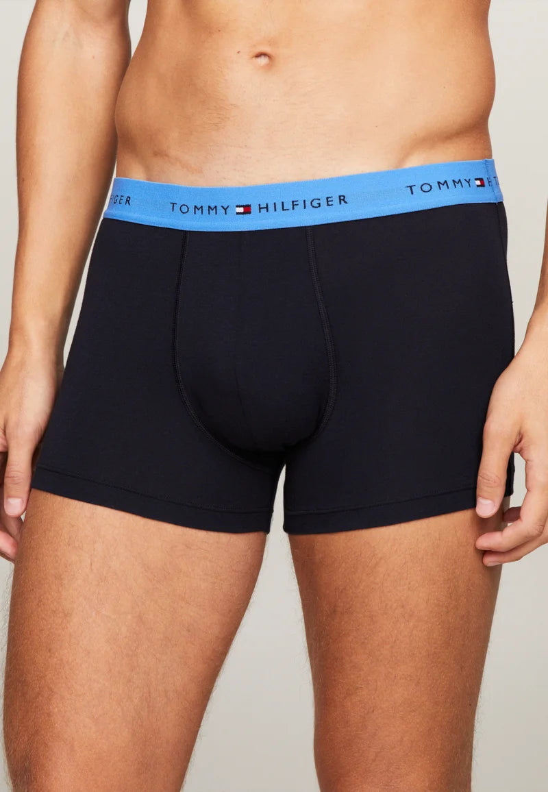 Tommy Hilfiger Signature Trunk 3er-Pack – Valley Yellow, Blue Spell, Desert Sky