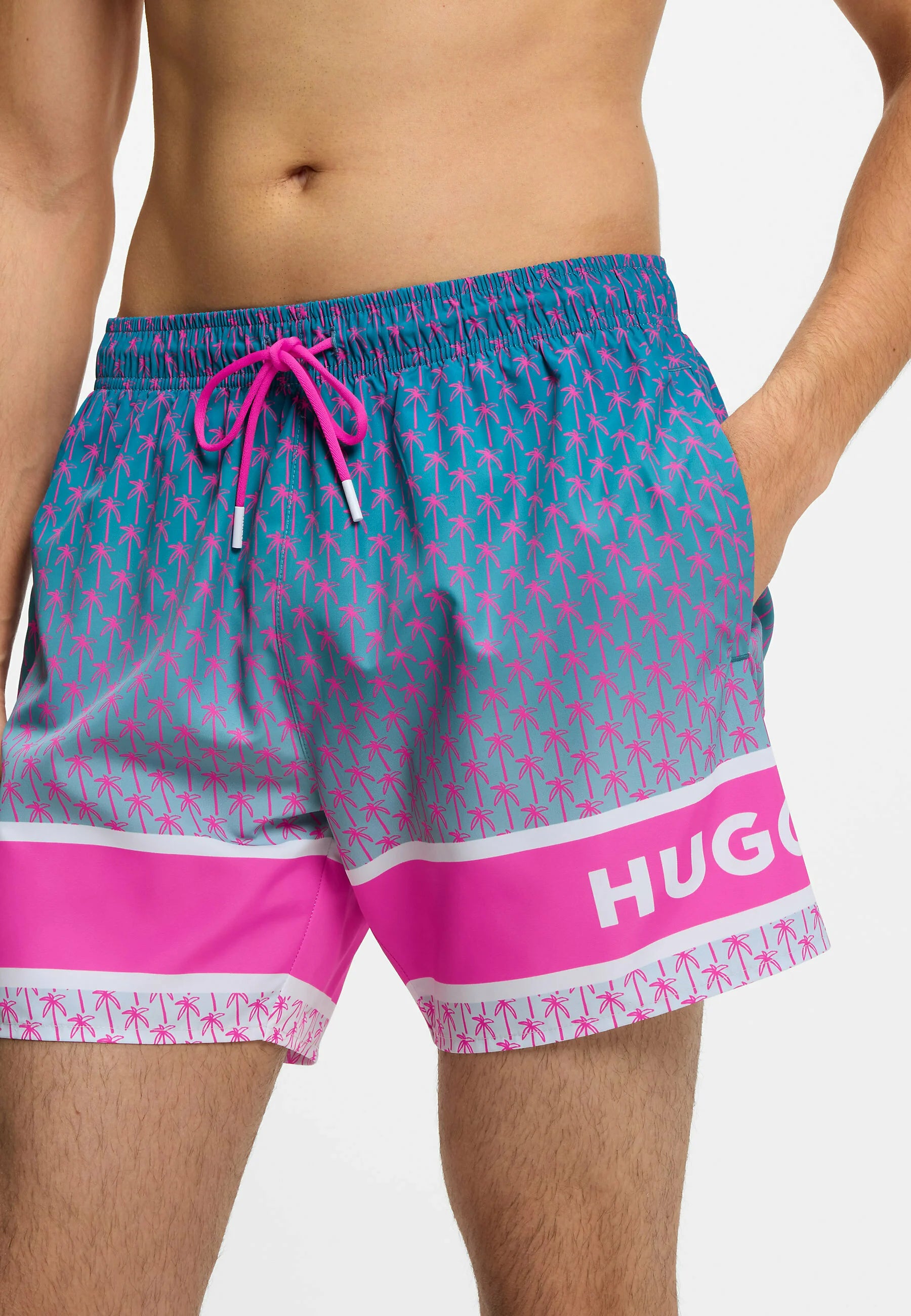 Short de bain HUGO Palms – Open Blue Thirtyeight