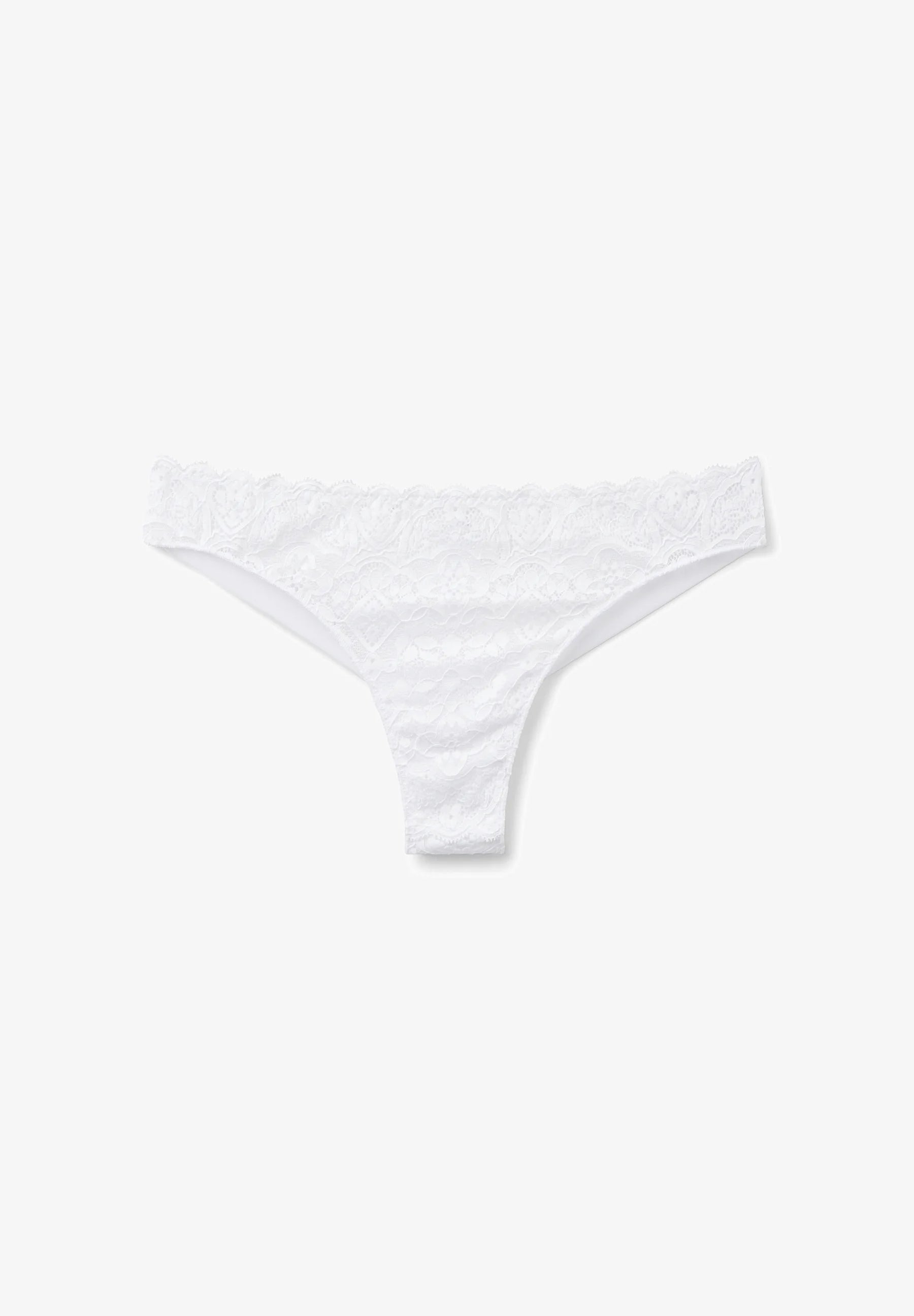 Intimissimi Spitzen-Brasilien-Slip – Weiß