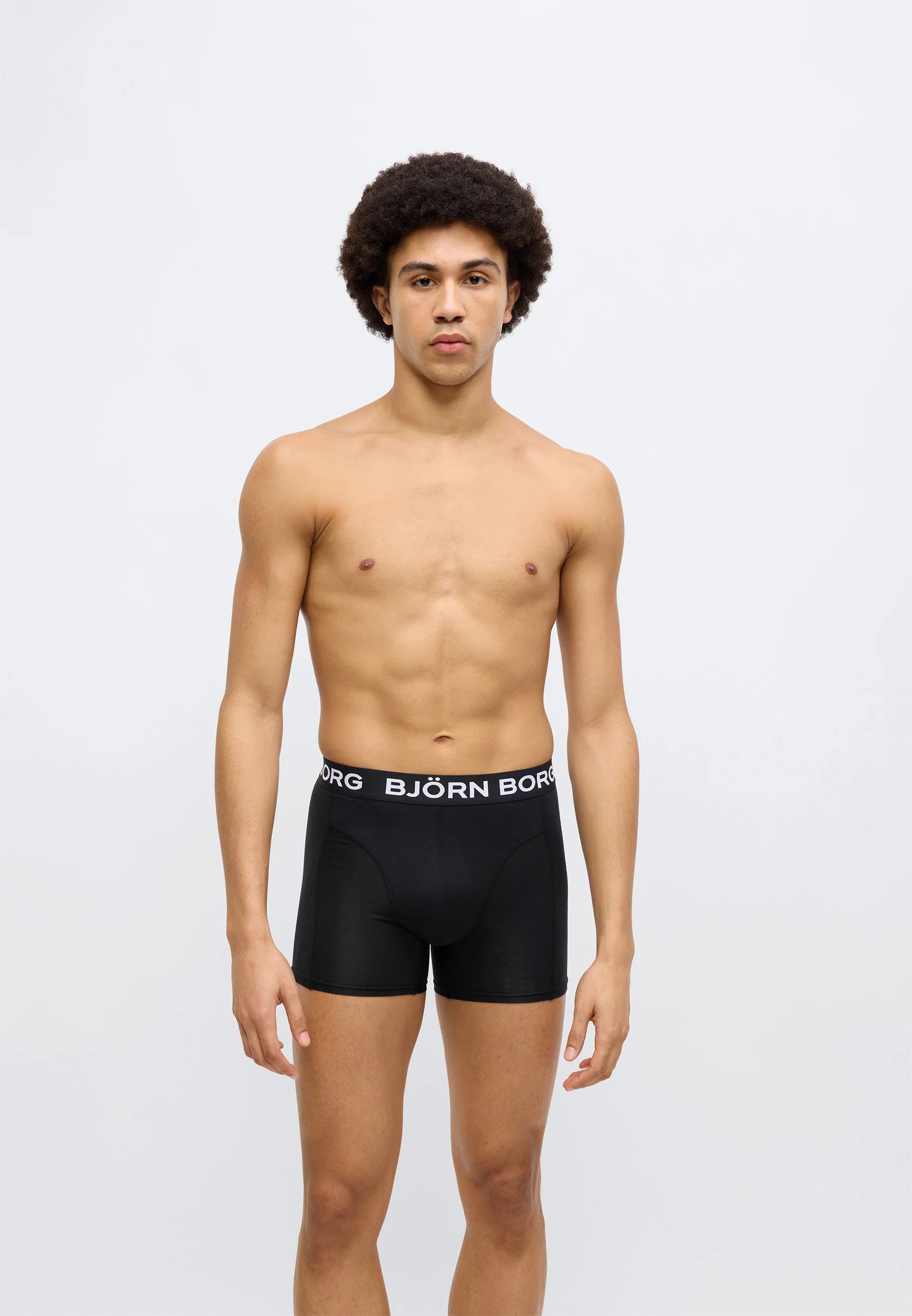 Björn Borg Boxerky 3 Pack Bamboo Cotton Blend – černé