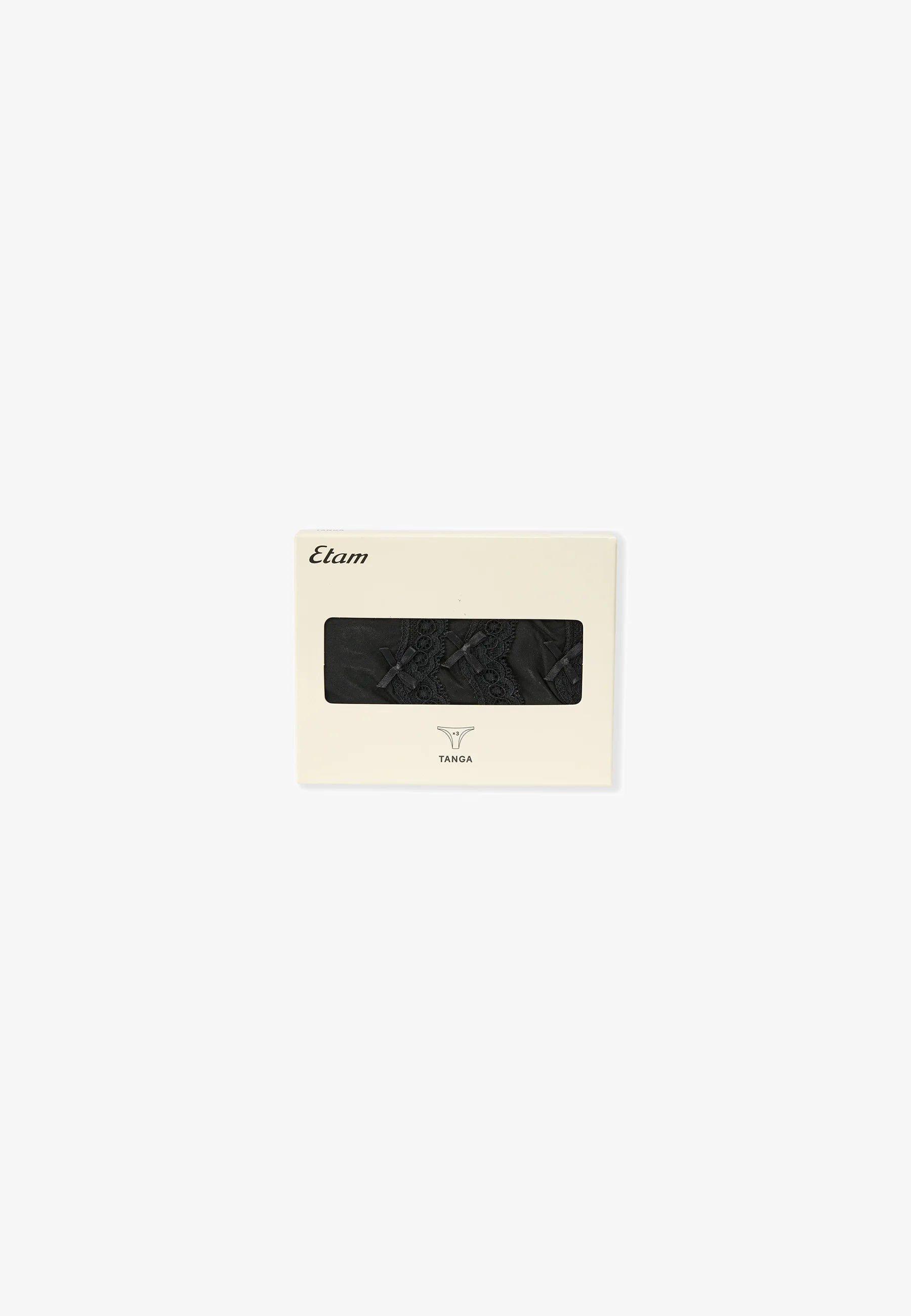 Etam Jim Briefs – 3 Pack, Black