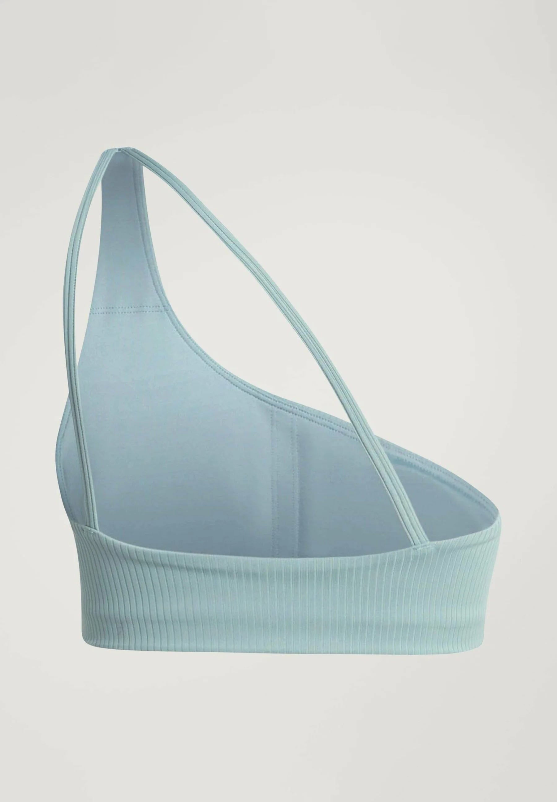 Adidas Performance Optime Workout Rib One Shoulder Light Support Bra – Sage