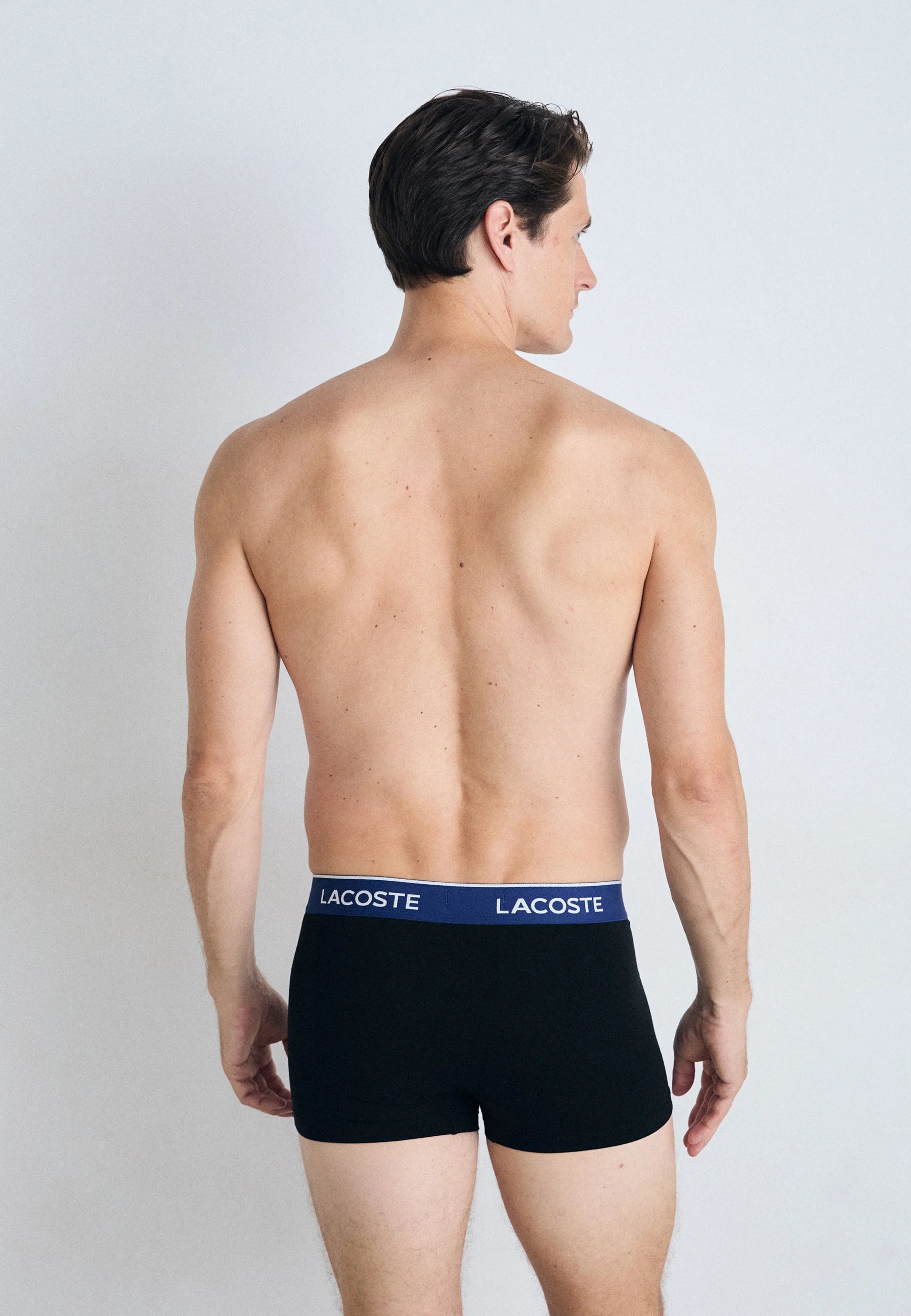 Lacoste Court Classic Stretch Trunks 3 Pack – černá, Delphinium, Olive, Methylen