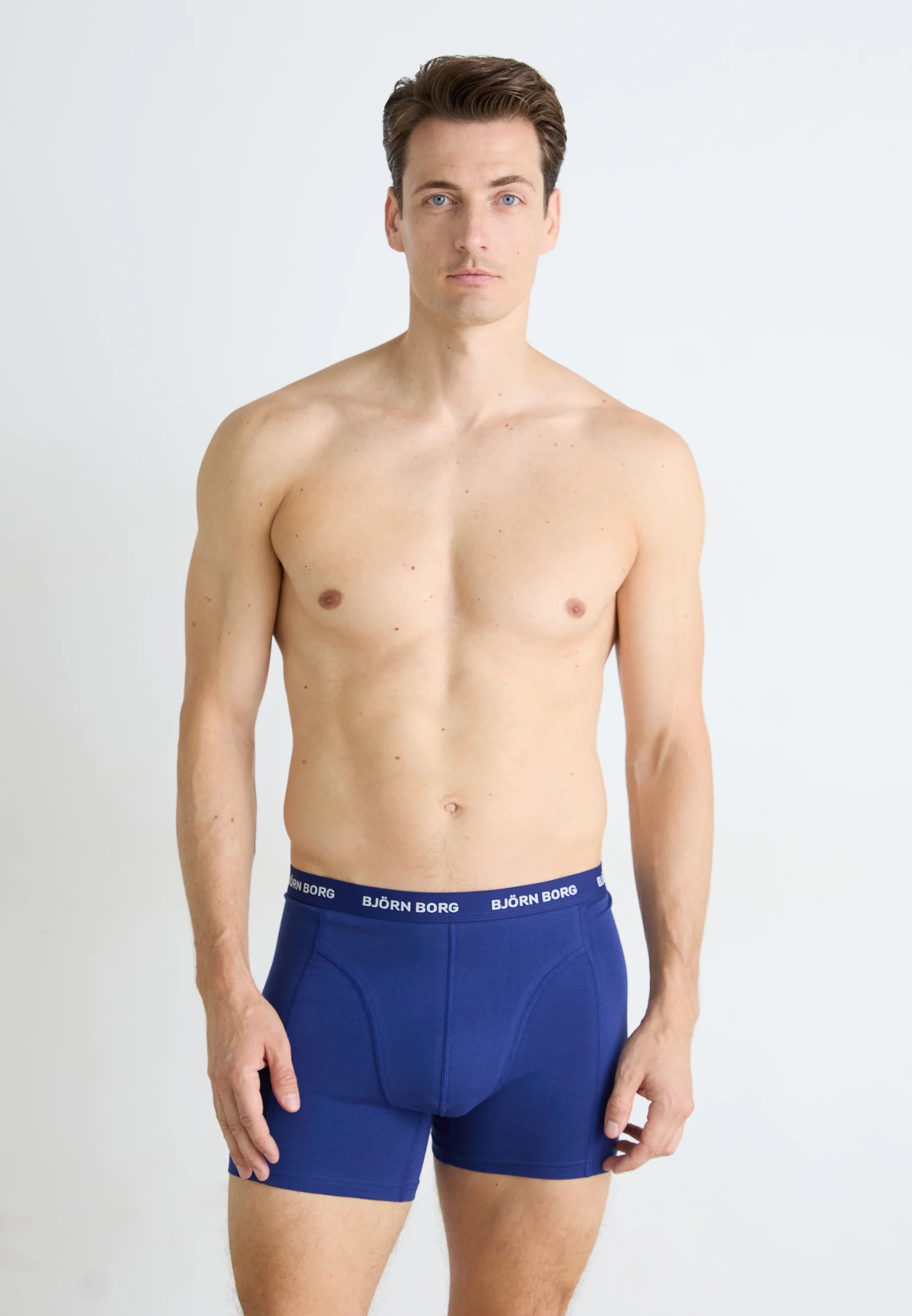 Björn Borg Stretch Boxer 5 Pack – Boxer Briefs – Black, Blue, Grey