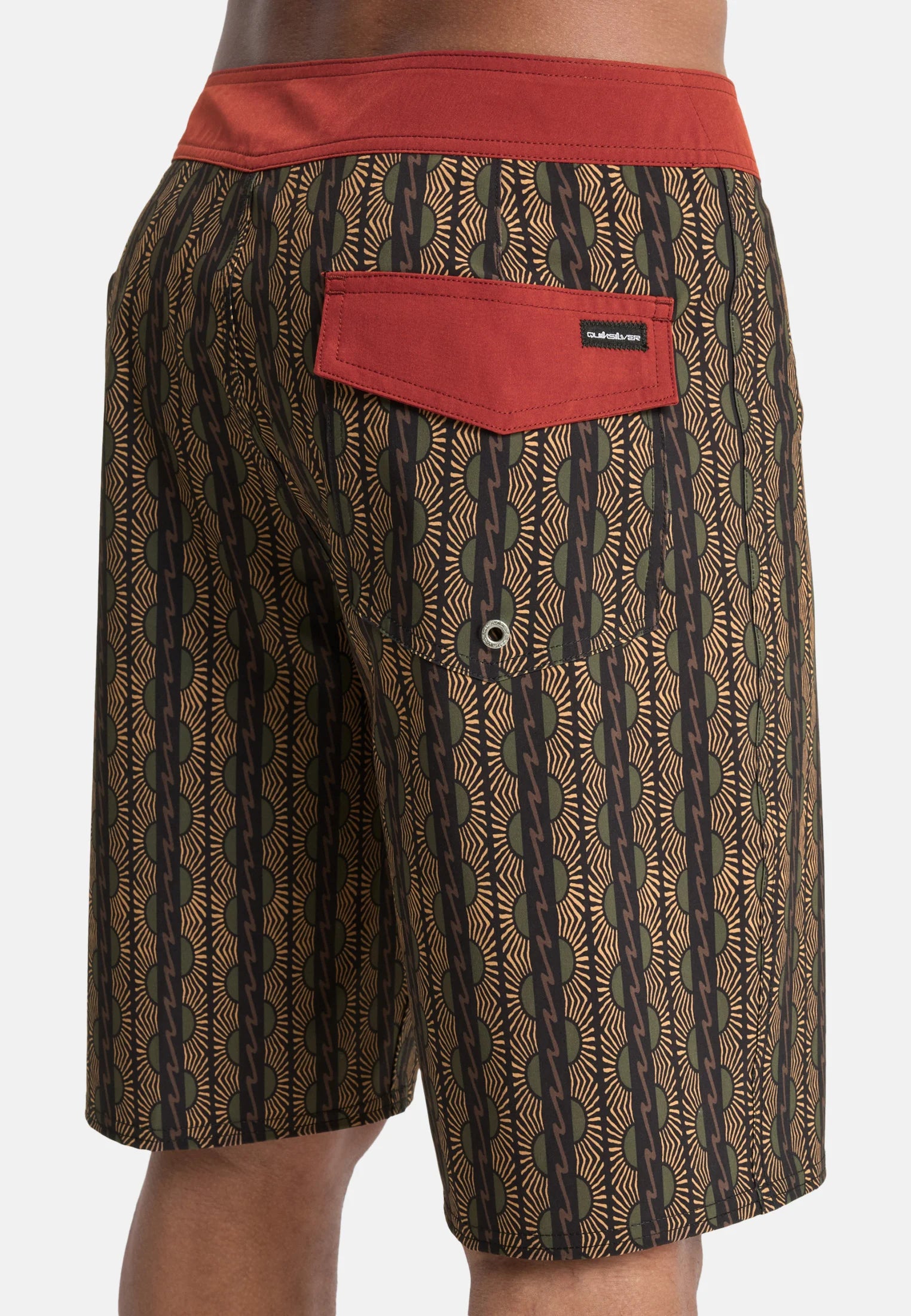 Short de bain Quiksilver Surfsilk Straight 20 Board – Marron