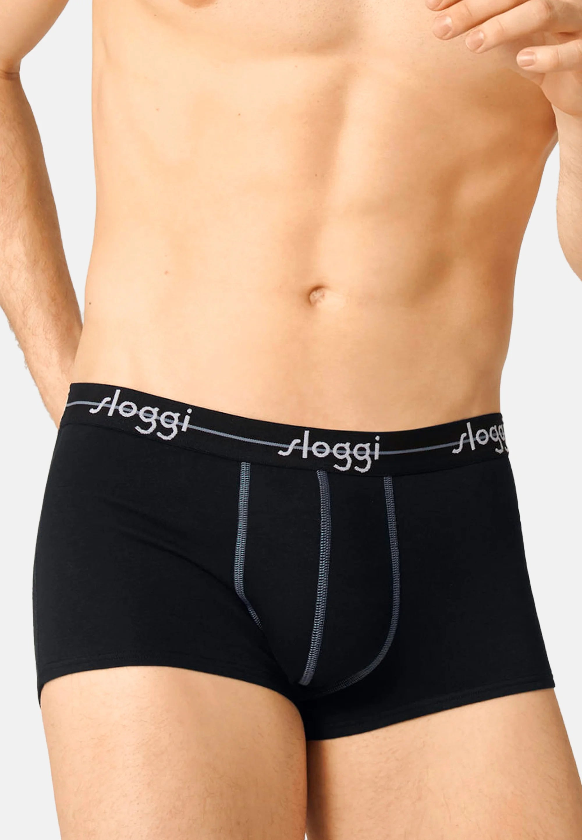 Sloggi Start Hipster Trunks 6 Pack – černá