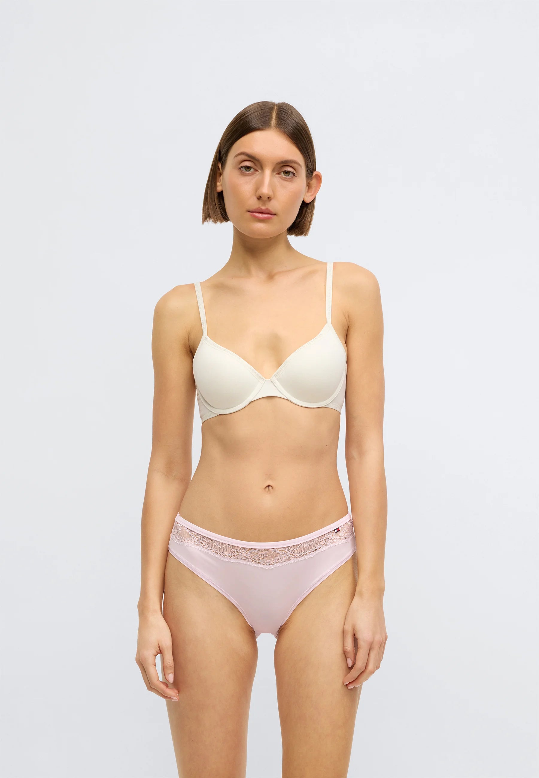 Tommy Hilfiger Spitzen-Slip – Hellrosa