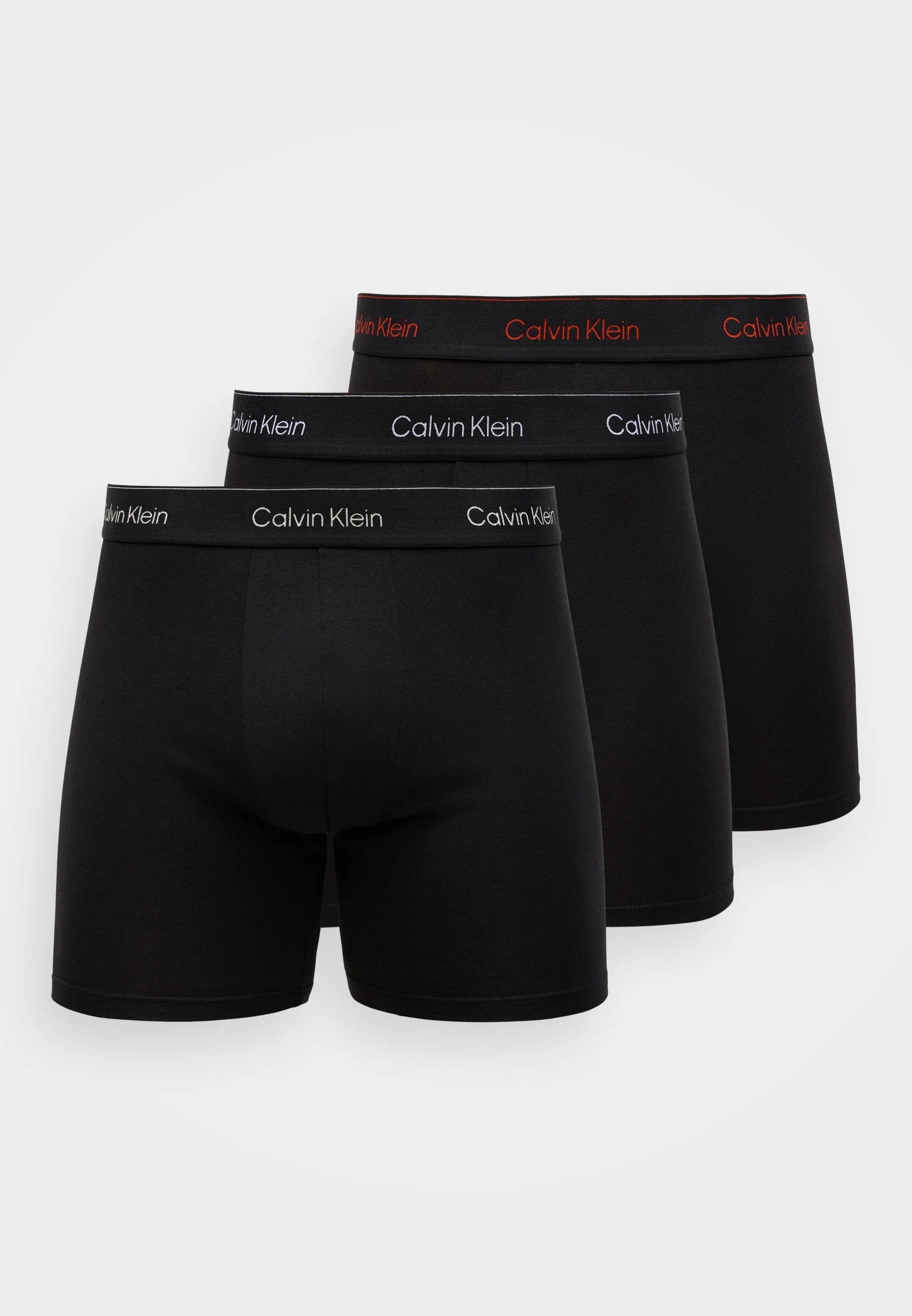 Calvin Klein Icon Cotton Stretch Slips – 3er-Pack – Schwarz