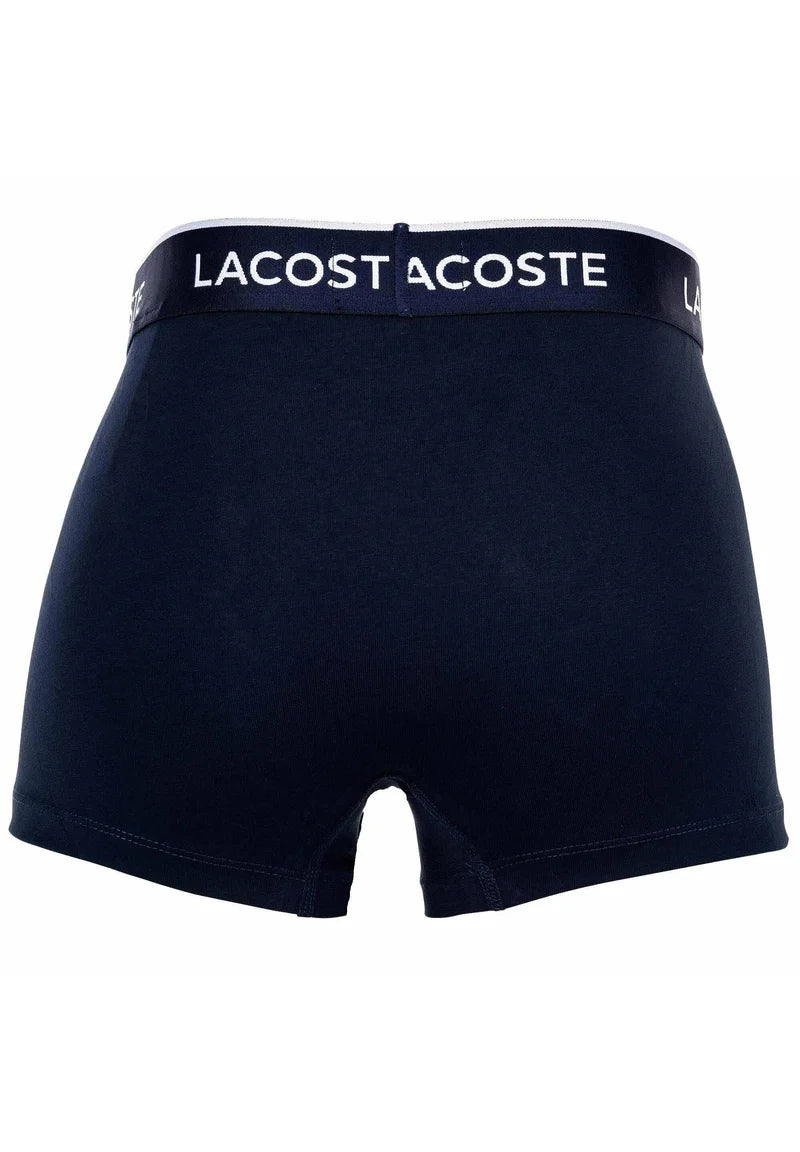 Lacoste 6 Pack Casual Stretch Logobund Trunks – modrá, červená