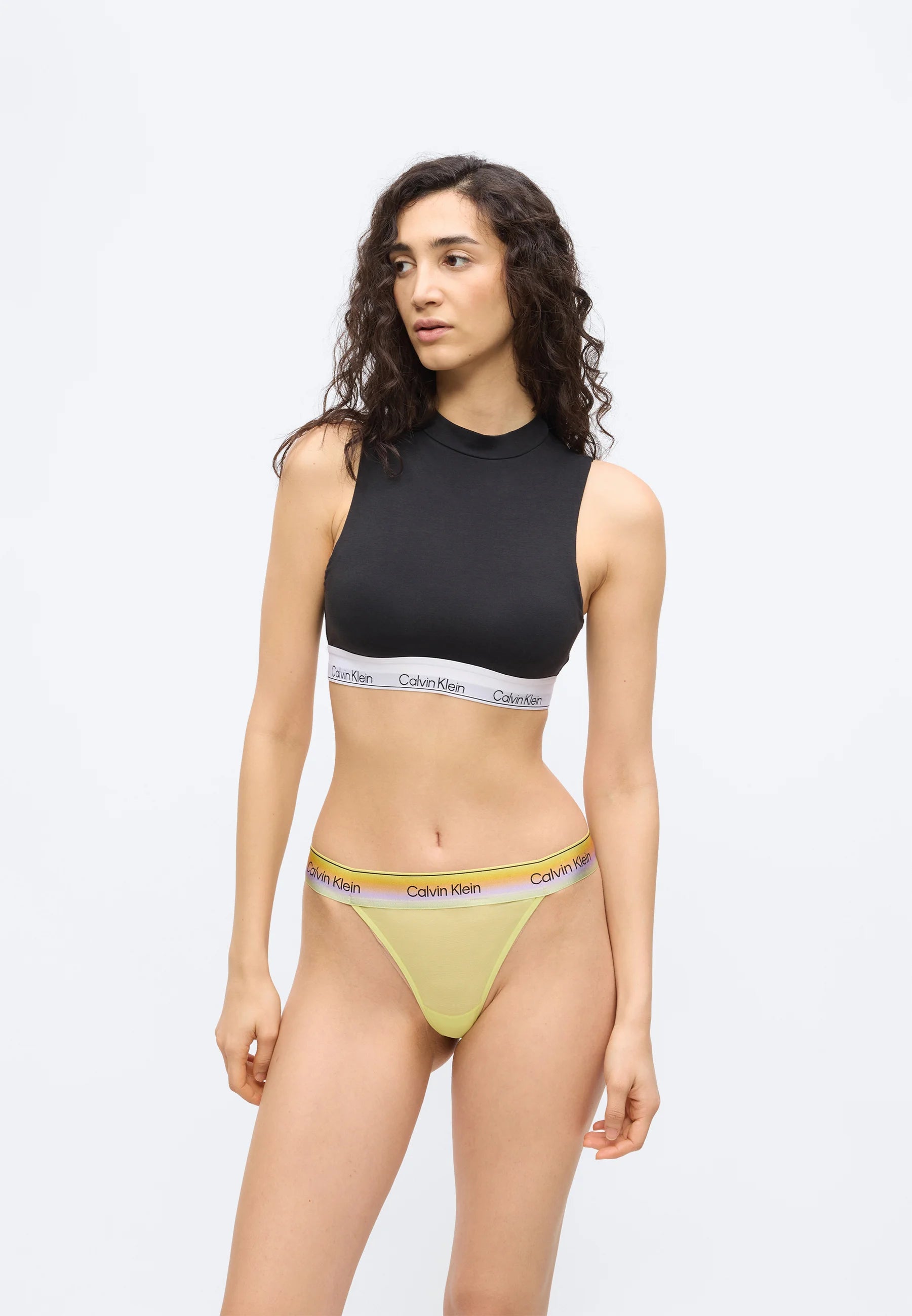 Stringi Calvin Klein Pride String – jasny szmaragd