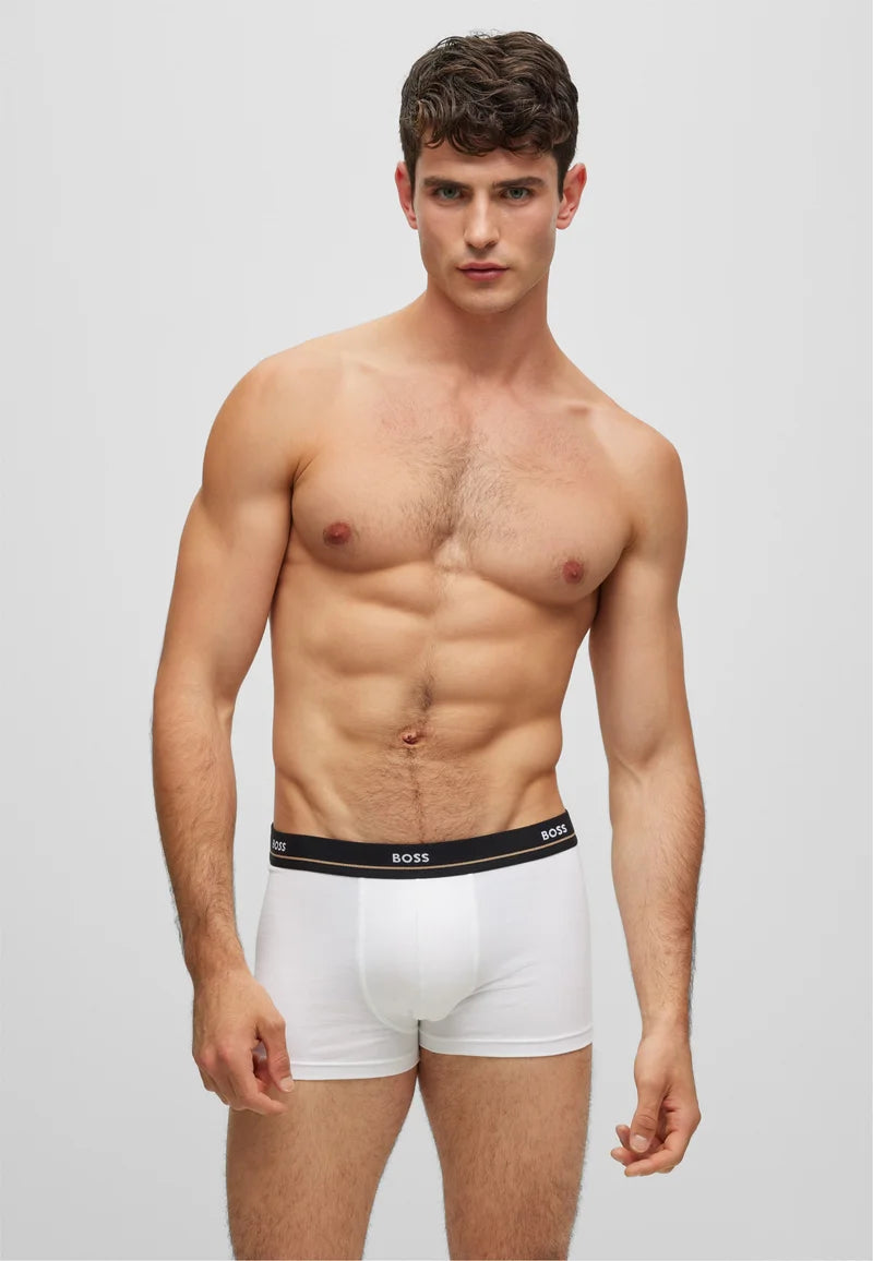 BOSS Trunk Essential 5 Pack – Boxers – Ouvert Bleu