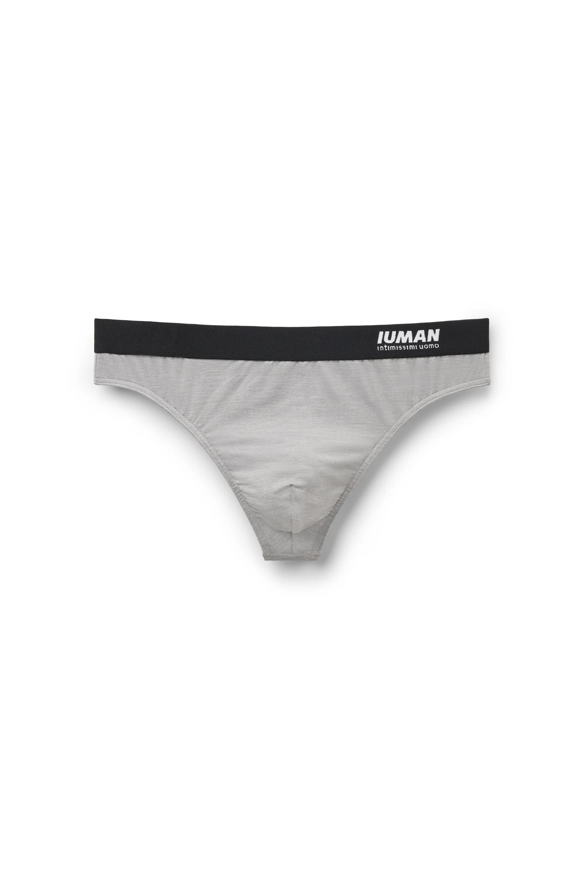 String UIMAN Intimissimi Uomo G-String Logo – Gris Pâle