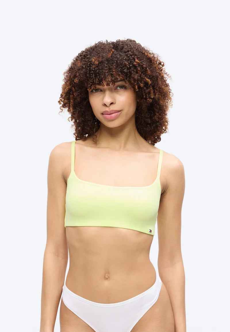 Tommy Hilfiger Essentials Scoop Neck Bralette – Faded Fluorescent