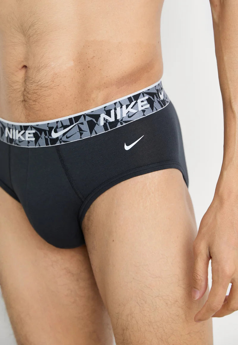 Nike Sous-vêtements Slip 3 Pack – Noir, Multicolore