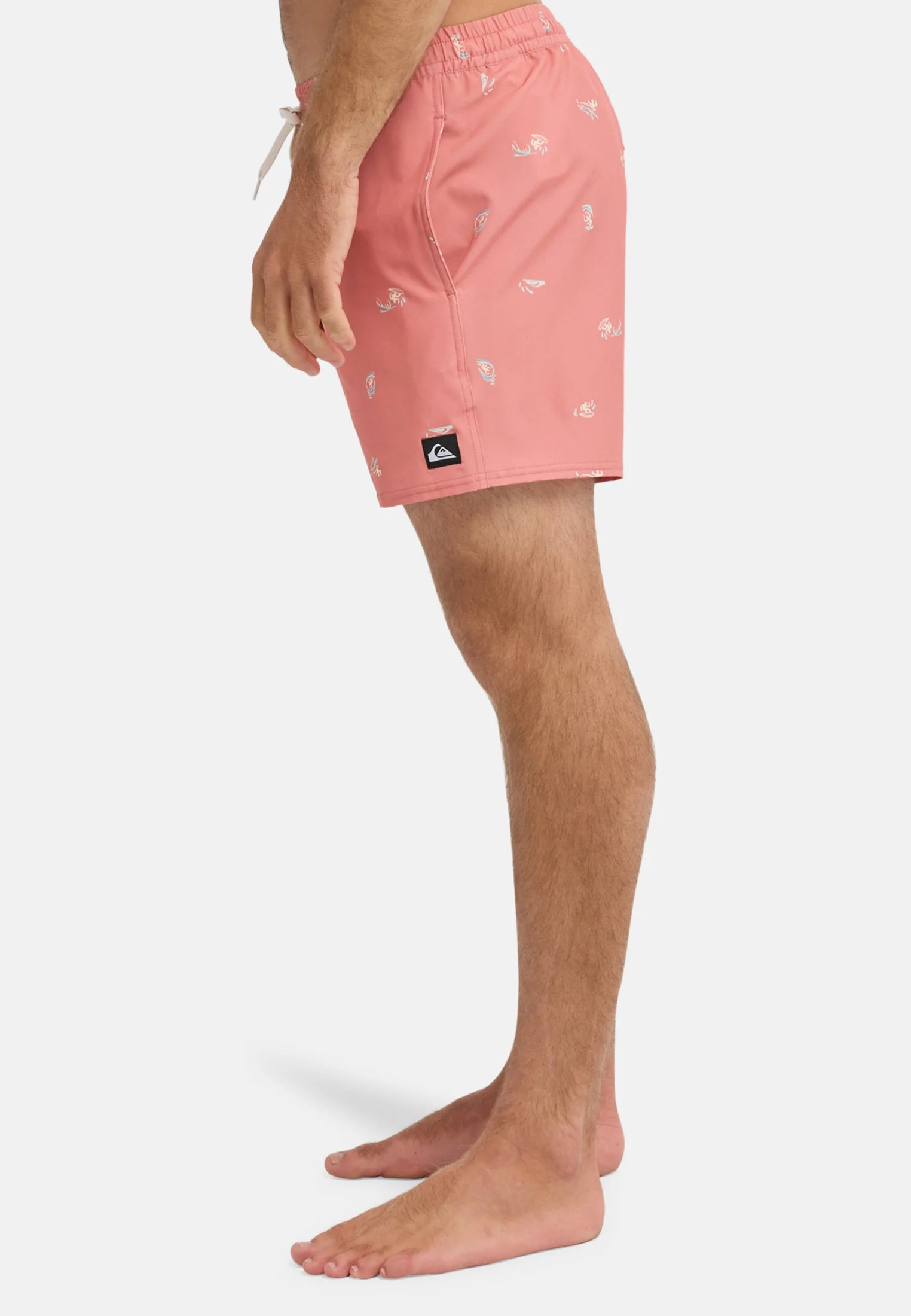 Pantaloncini da bagno Quiksilver Volley 16 stampati – Verdi