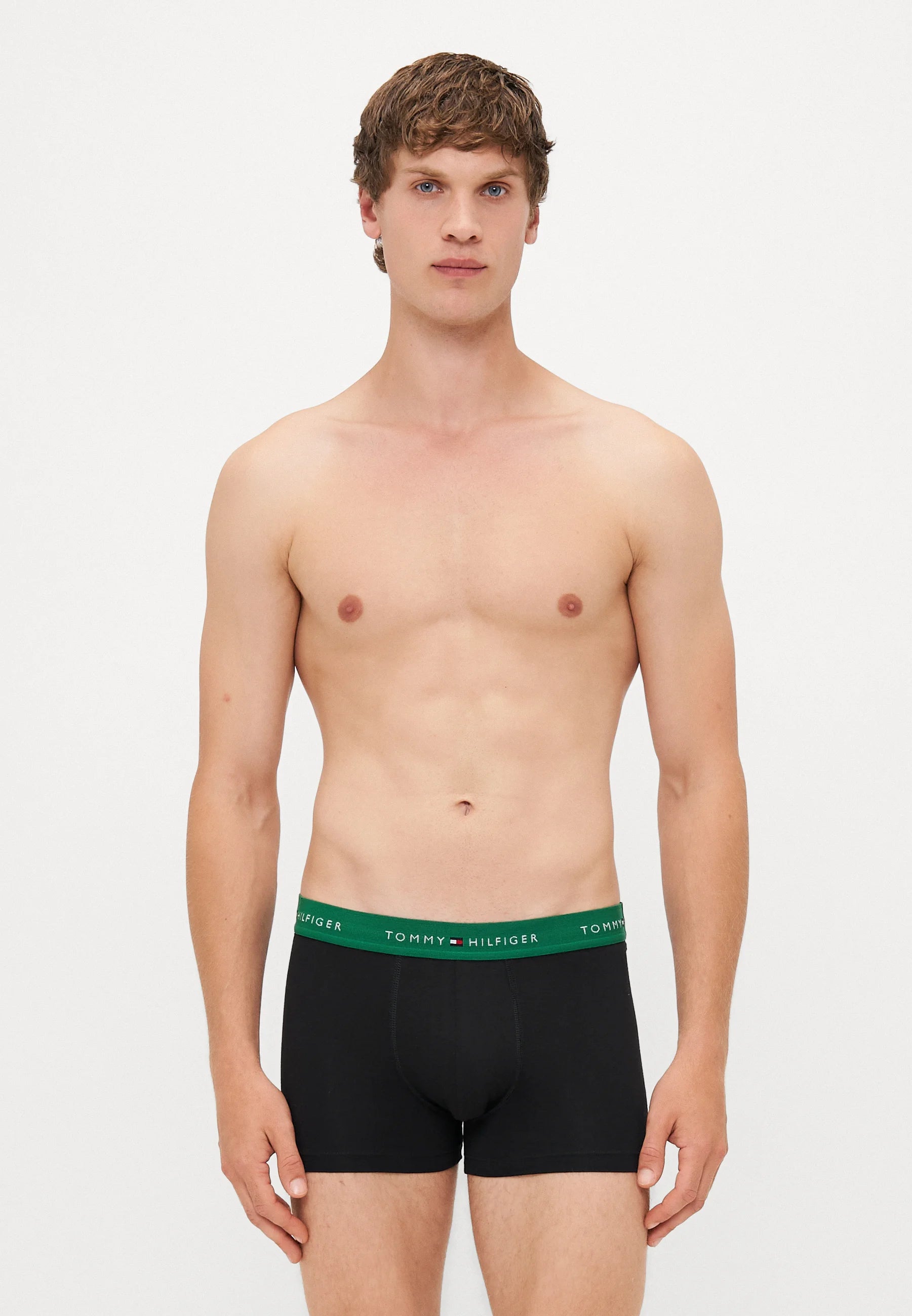 Tommy Hilfiger Signature Trunk 3 Pack – oranžová, modrá, zelená