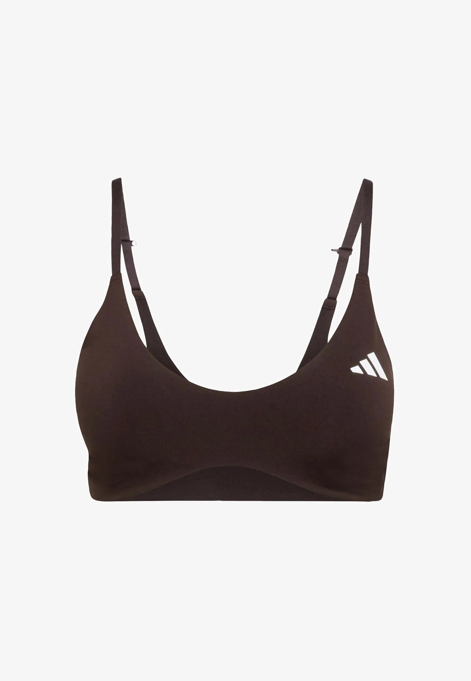 Sportovní podprsenka Adidas Performance Optime Essentials Workout Light Support – Aurora Coffee Met