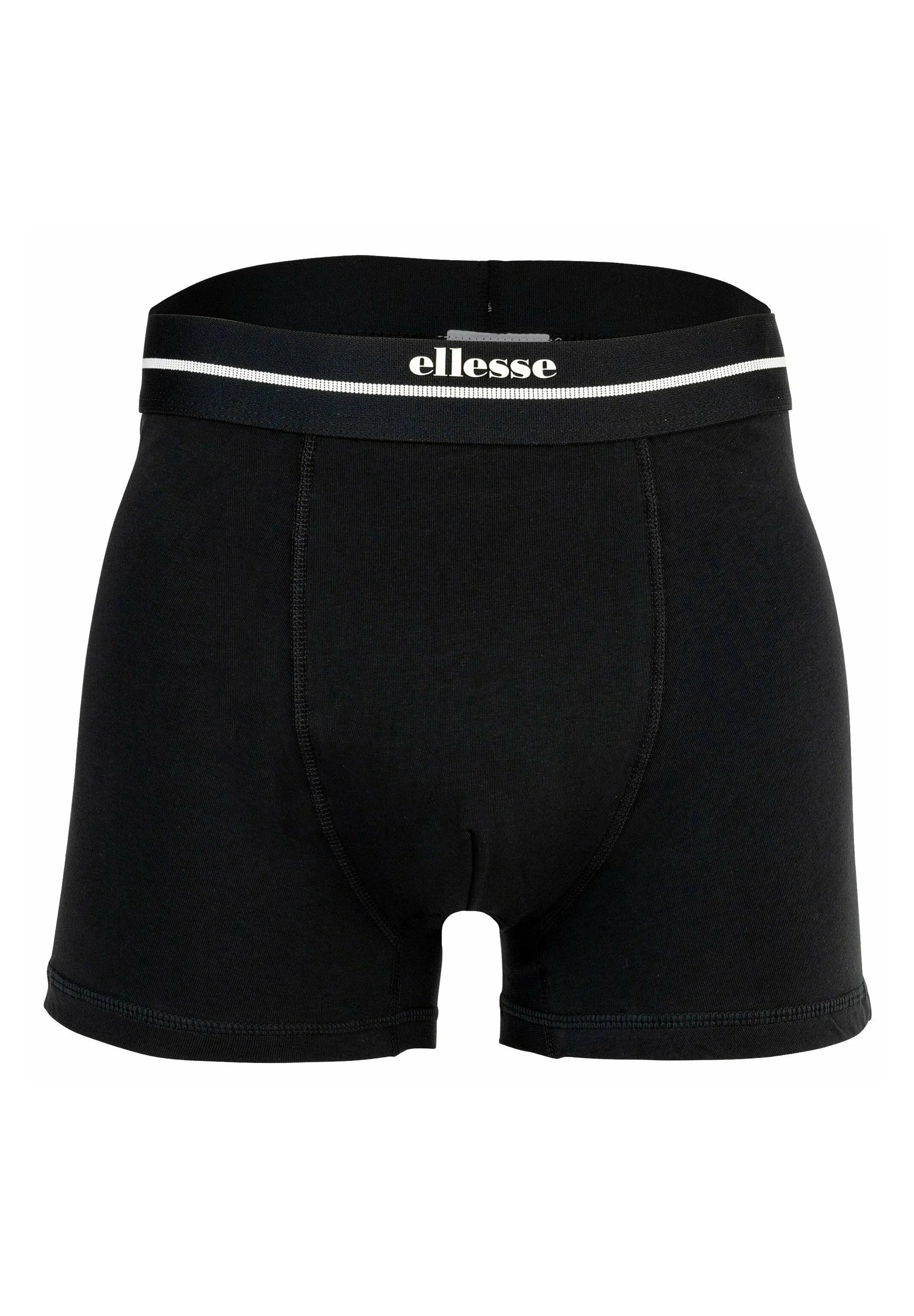 Ellesse Ambria 6 Pack Trunks – Black, Mono Black, White, Grey