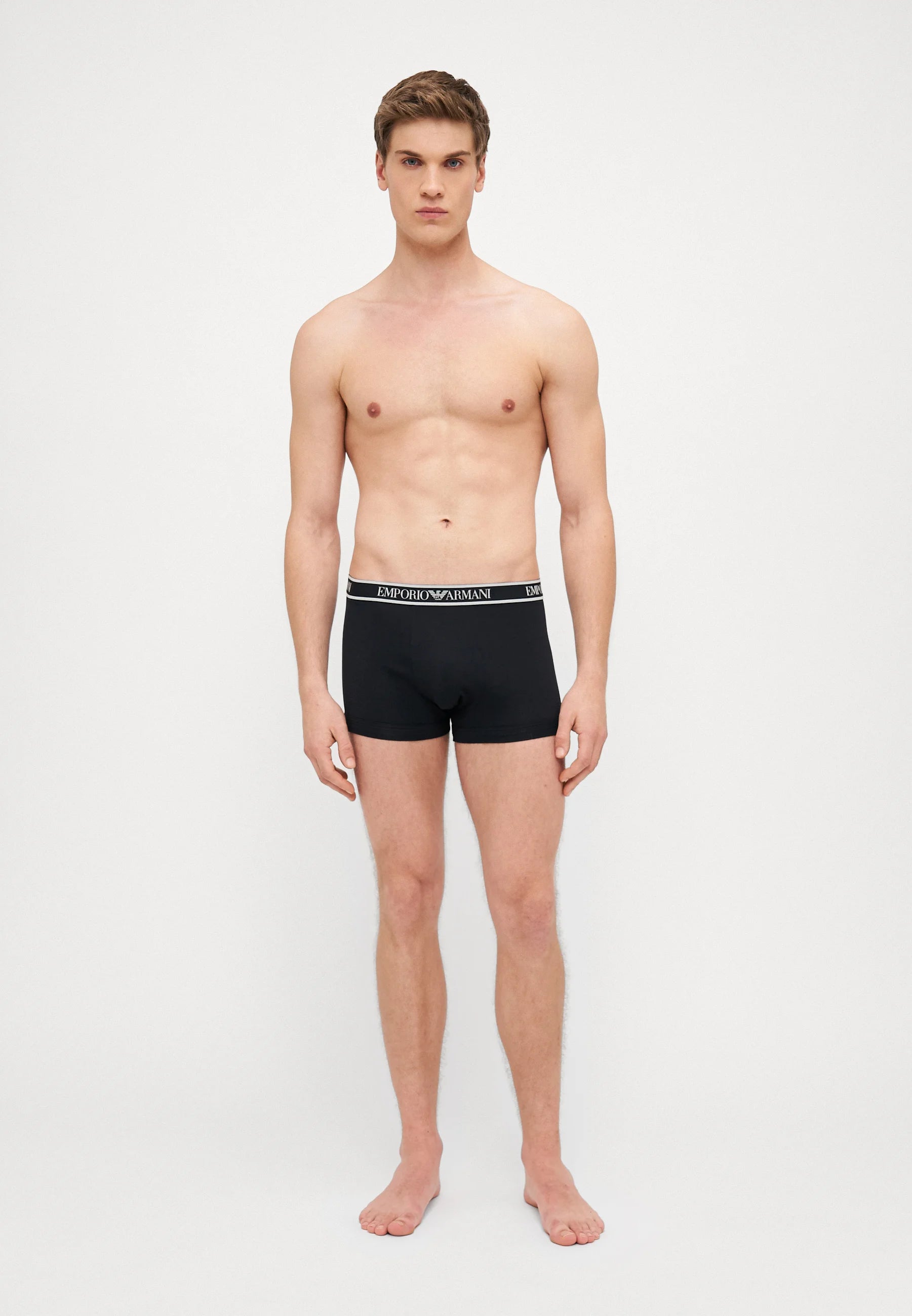 Emporio Armani Trunks 3 Pack – černá, zelená