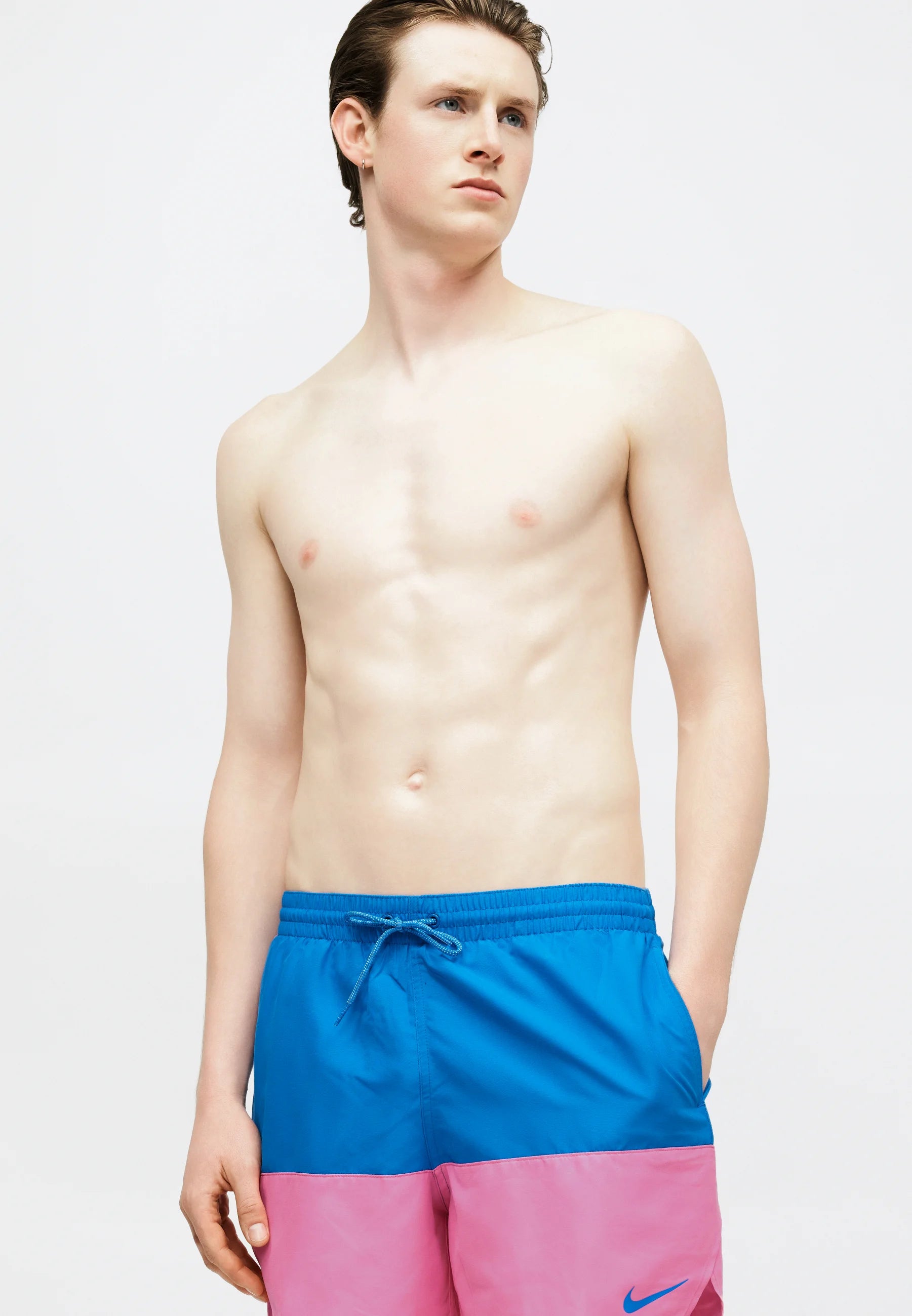 Short de bain Nike Swim Contend Split Volley - Cristal bleu