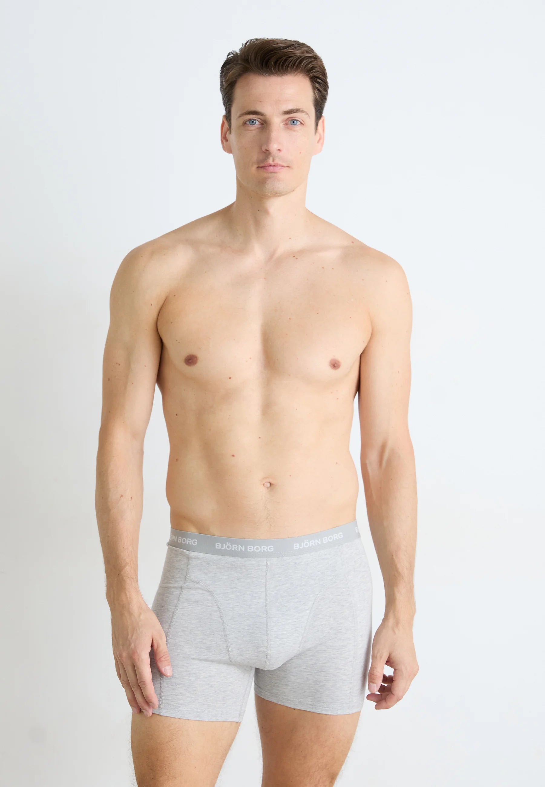 Björn Borg Stretch Boxer 5 Pack – Boxer Briefs – Black, Blue, Grey