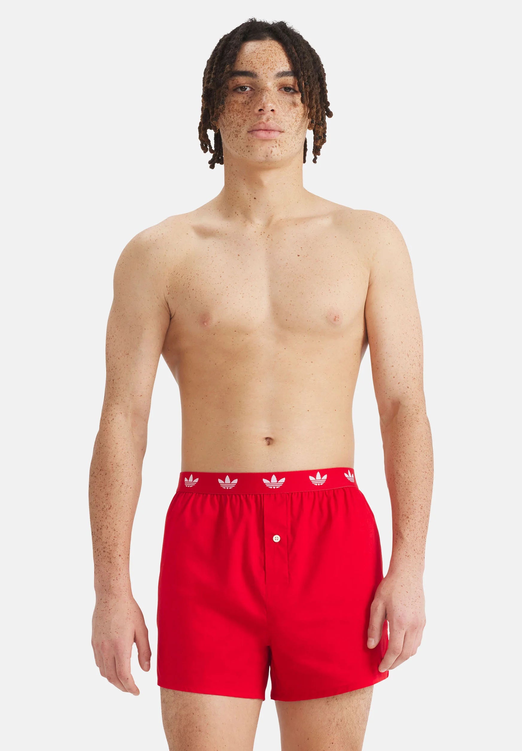 Adidas Originals 4 Pack Boxer Shorts – Red, Dark Blue