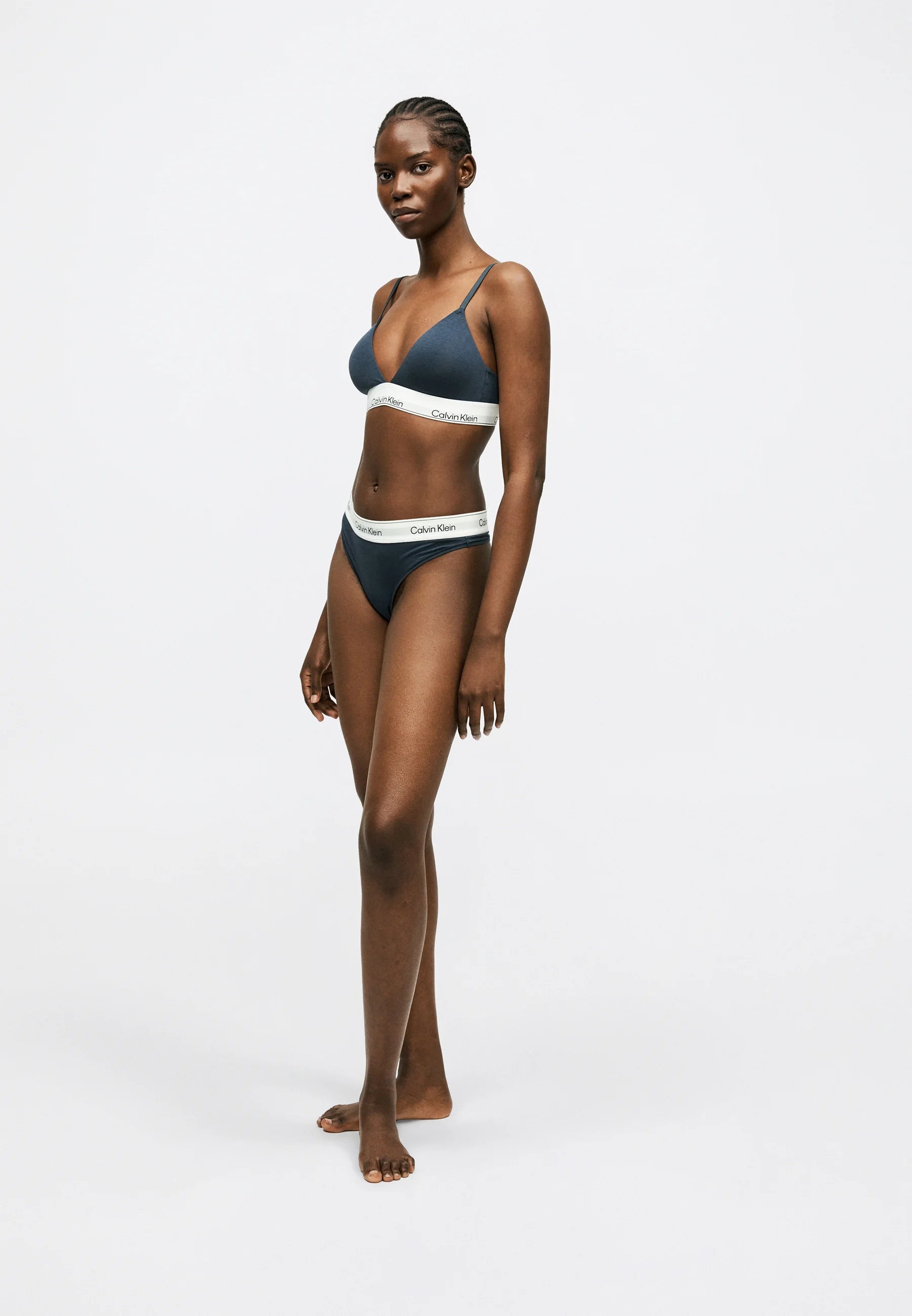 Stringi Calvin Klein Icon – niebieskie