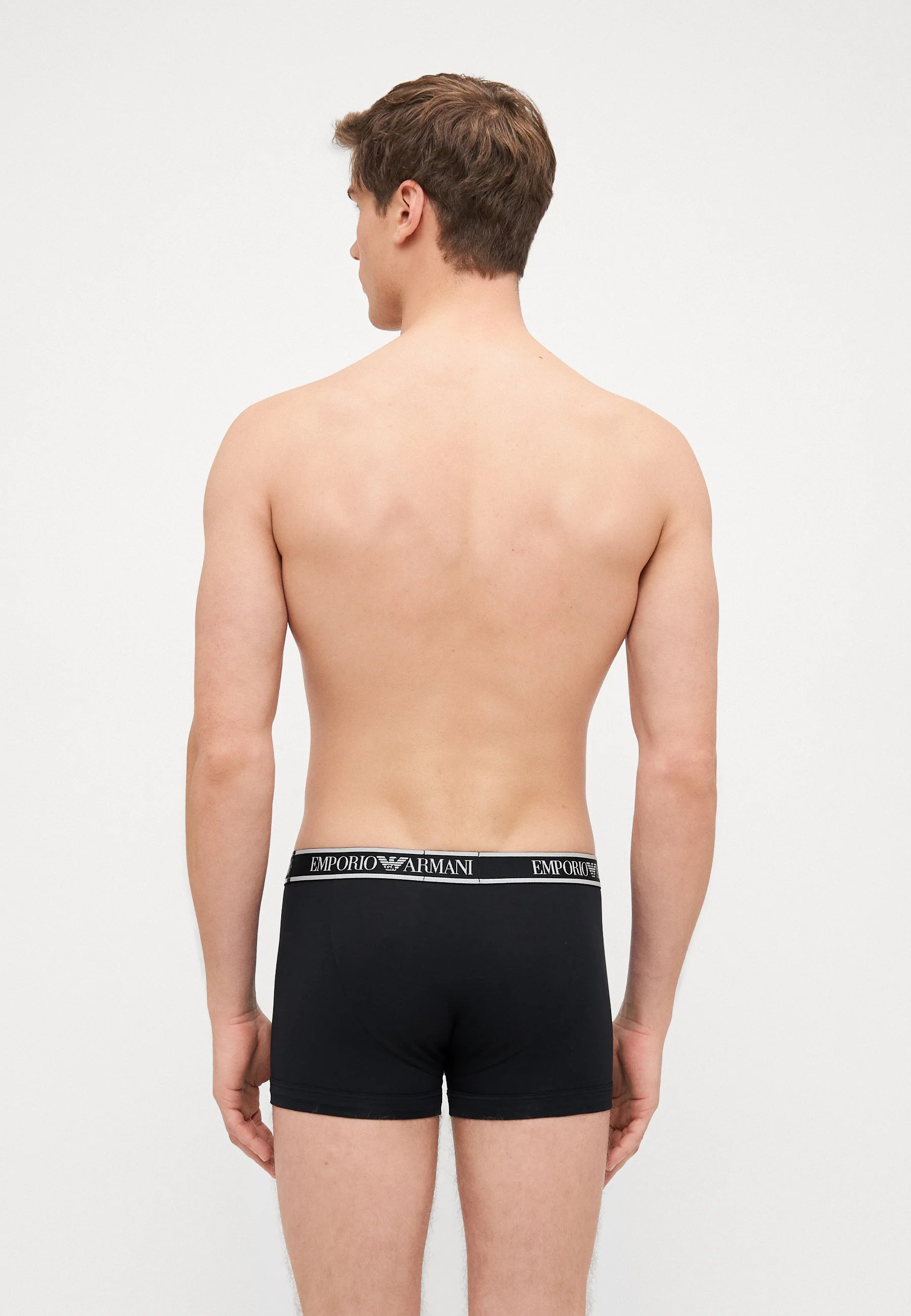 Emporio Armani Trunks 3 Pack – černá, zelená