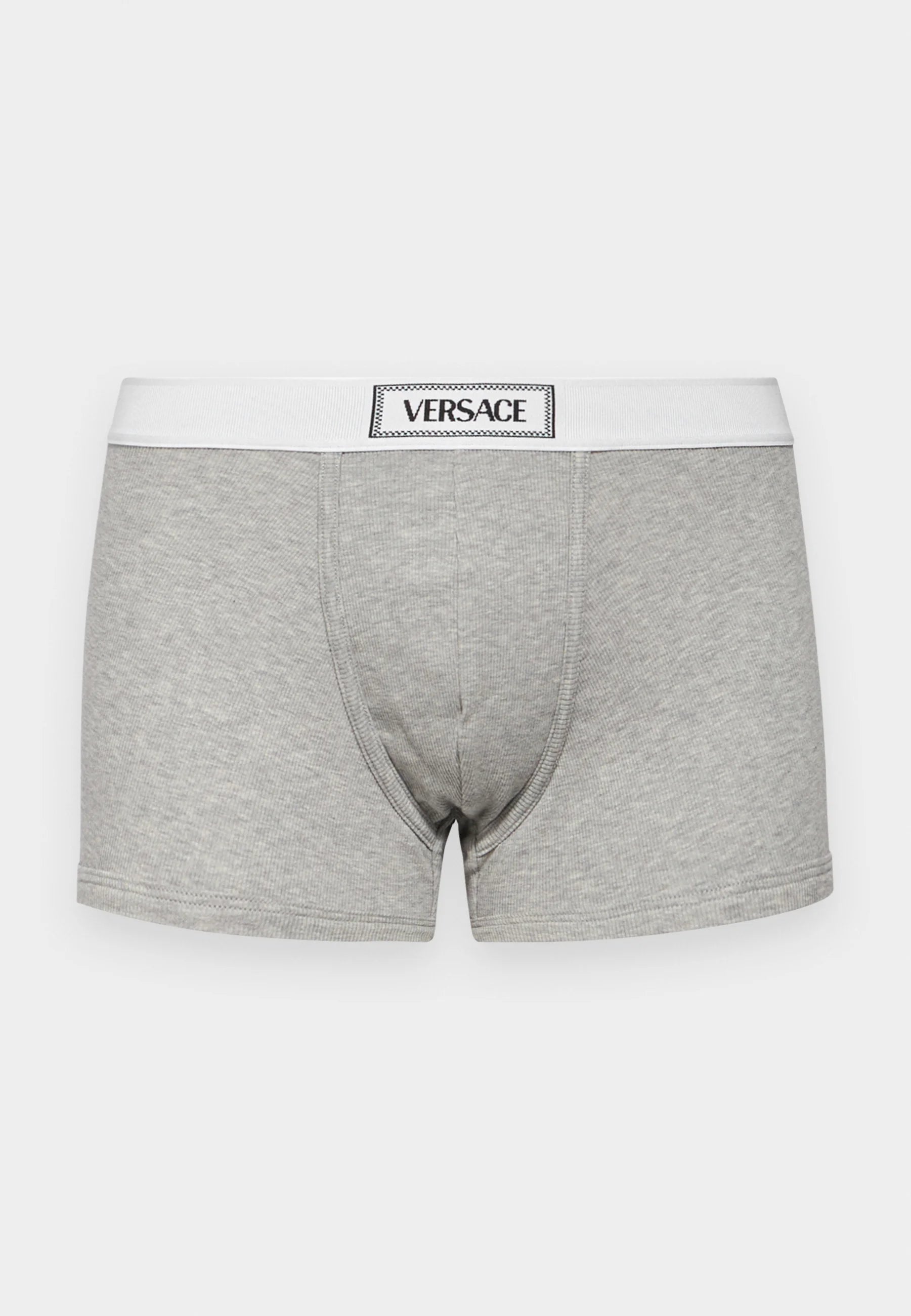 Bavlněné Stretch Trunks Versace – šedá melanž