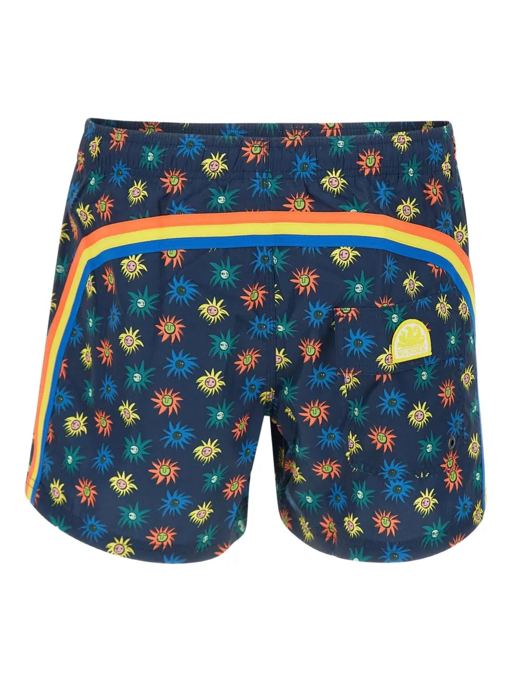 SUNDEK Short de Bain Imprimé Lion – Bleu Marine