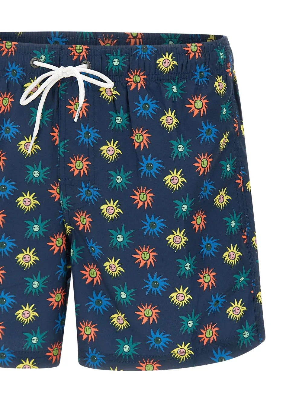 SUNDEK Short de Bain Imprimé Lion – Bleu Marine
